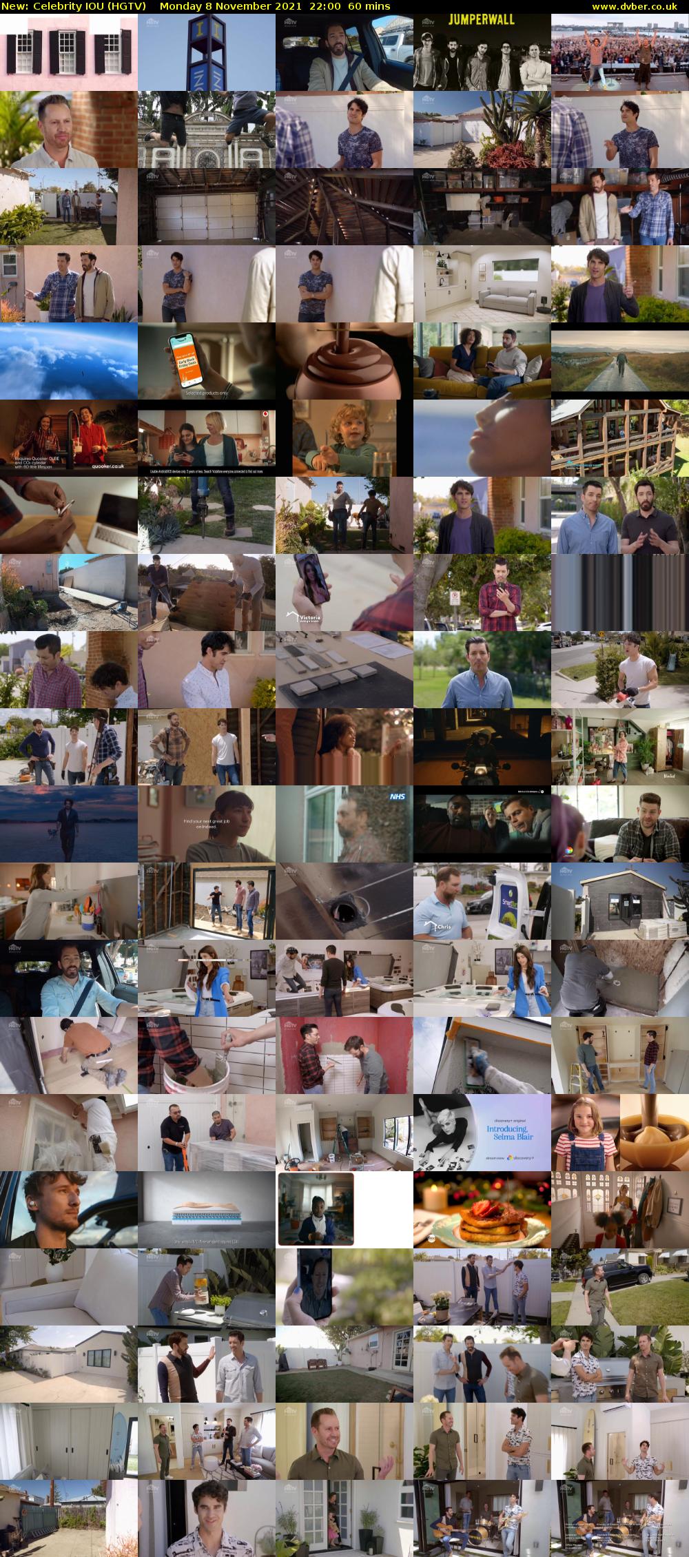 Celebrity IOU (HGTV) Monday 8 November 2021 22:00 - 23:00