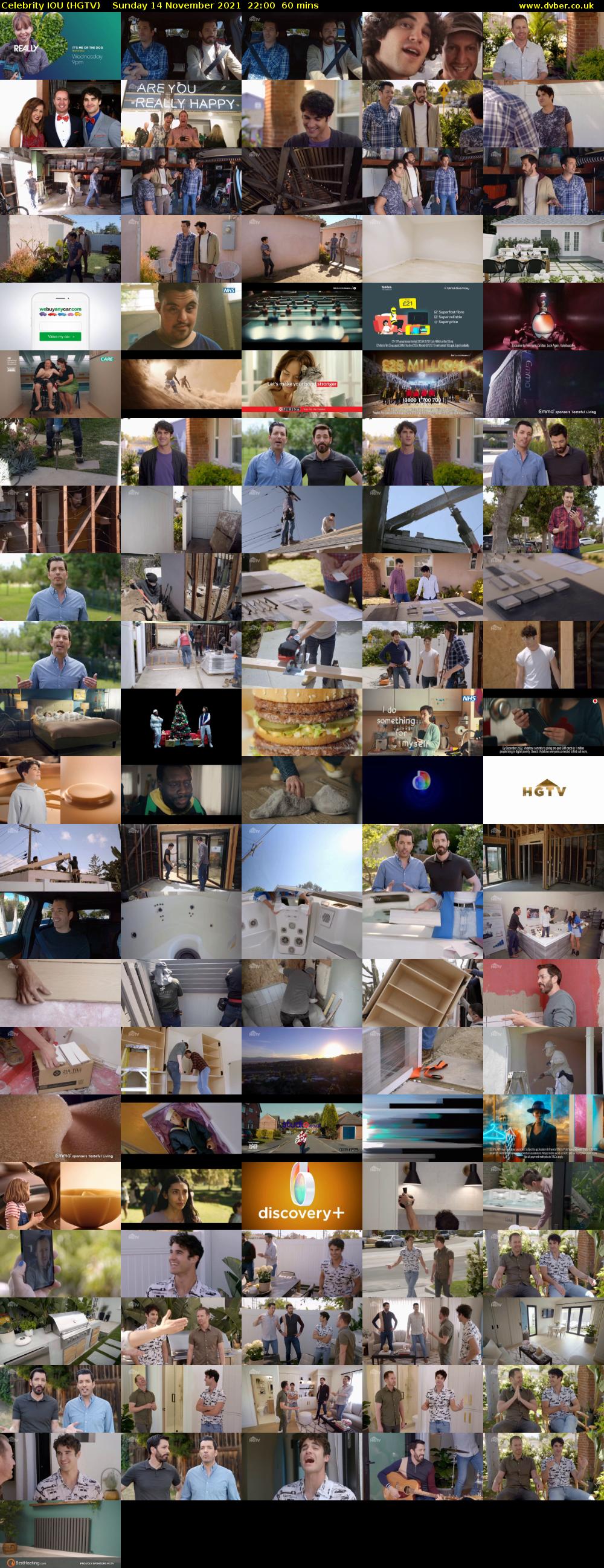 Celebrity IOU (HGTV) Sunday 14 November 2021 22:00 - 23:00