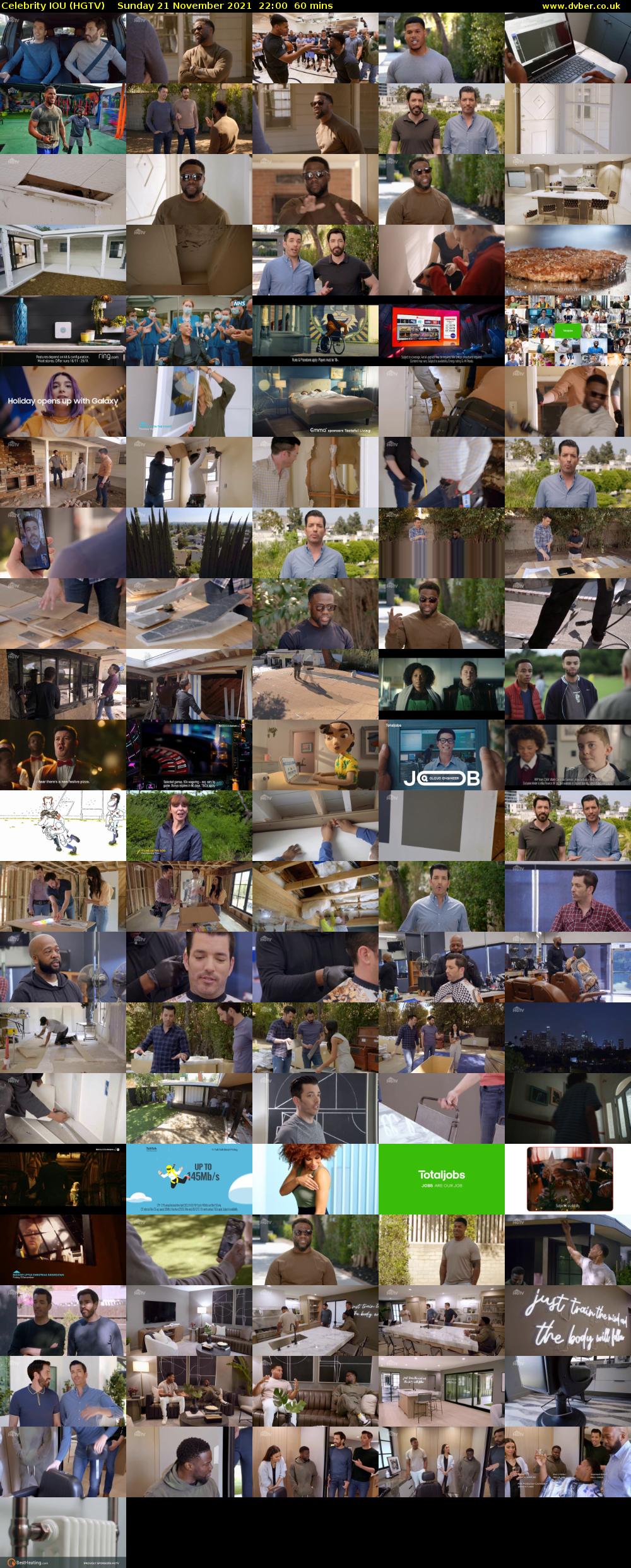 Celebrity IOU (HGTV) Sunday 21 November 2021 22:00 - 23:00