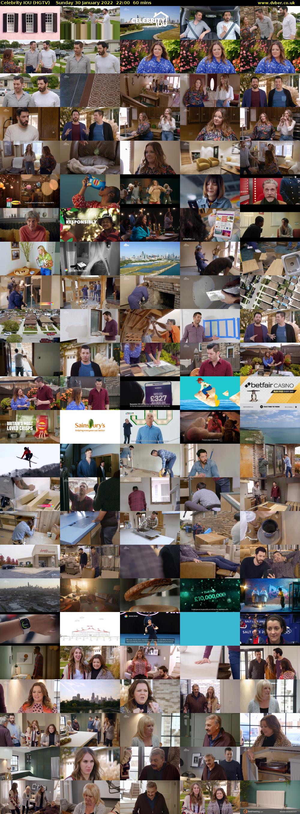 Celebrity IOU (HGTV) Sunday 30 January 2022 22:00 - 23:00