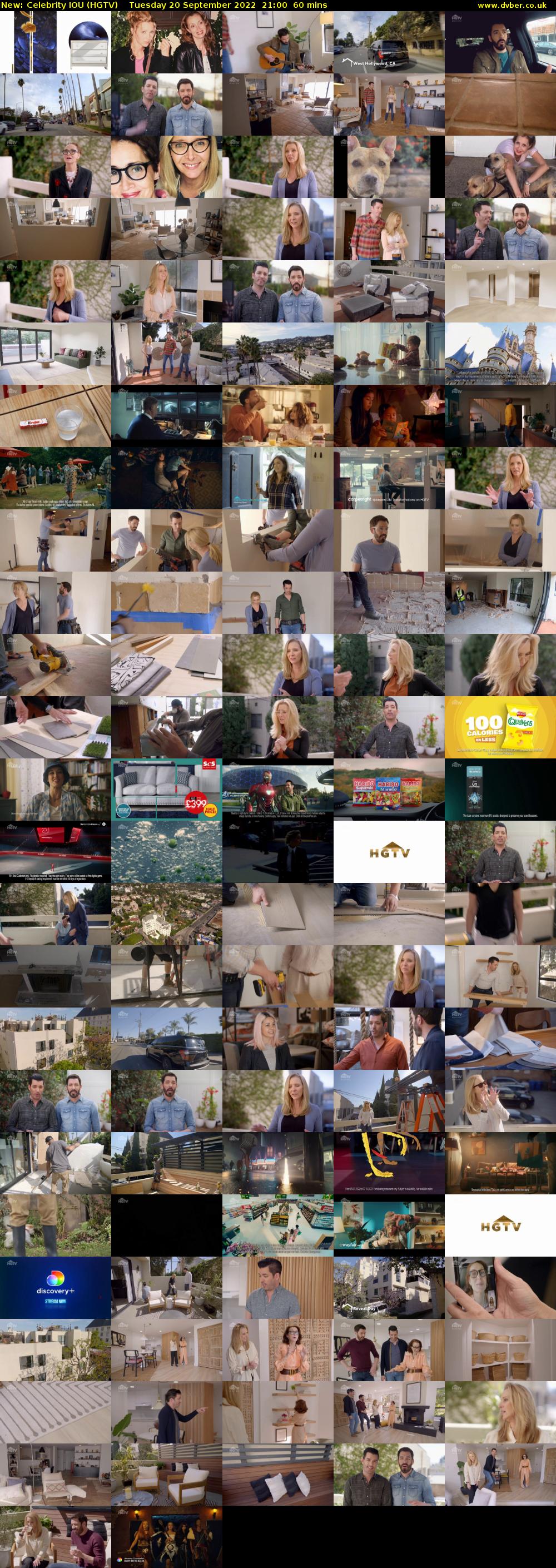 Celebrity IOU (HGTV) Tuesday 20 September 2022 21:00 - 22:00