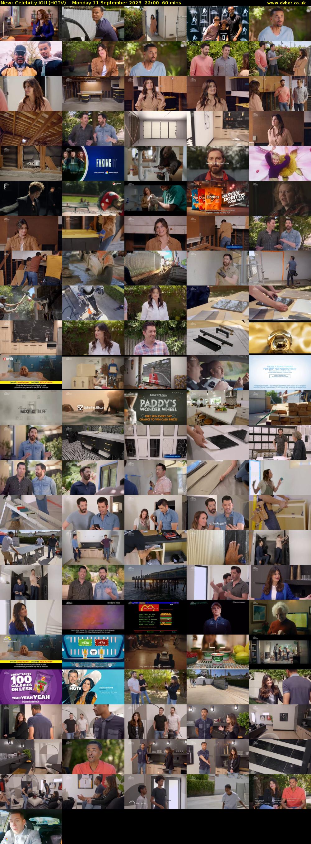 Celebrity IOU (HGTV) Monday 11 September 2023 22:00 - 23:00