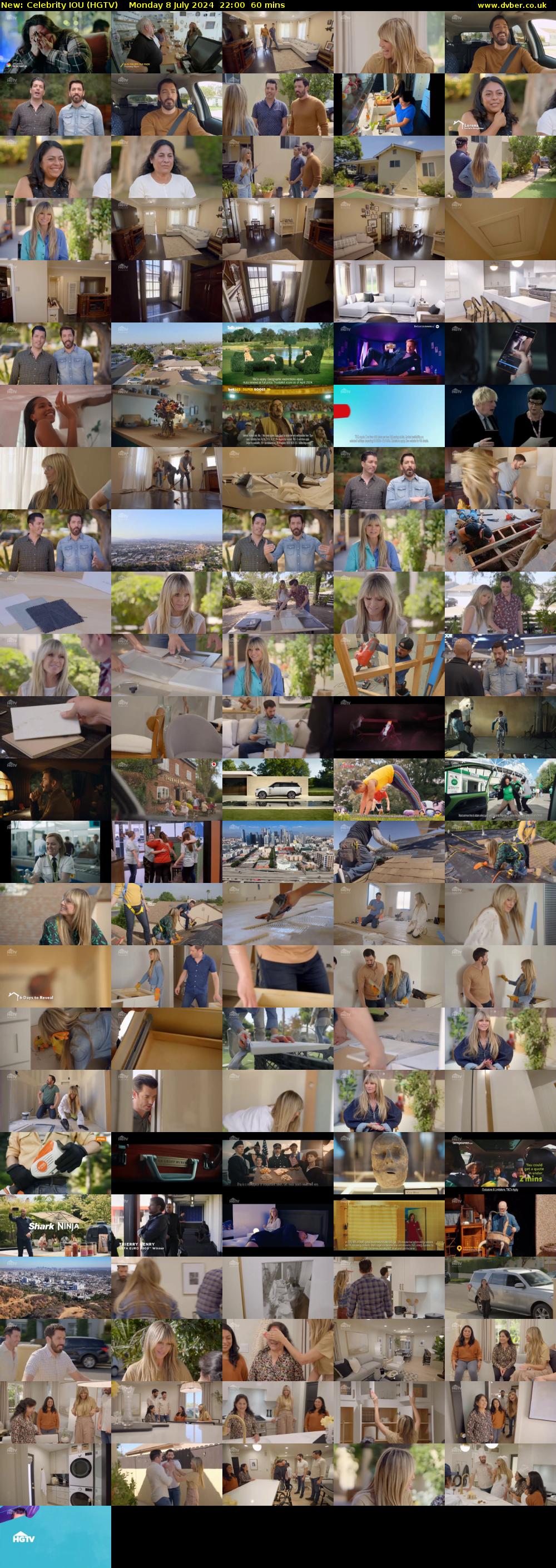 Celebrity IOU (HGTV) Monday 8 July 2024 22:00 - 23:00