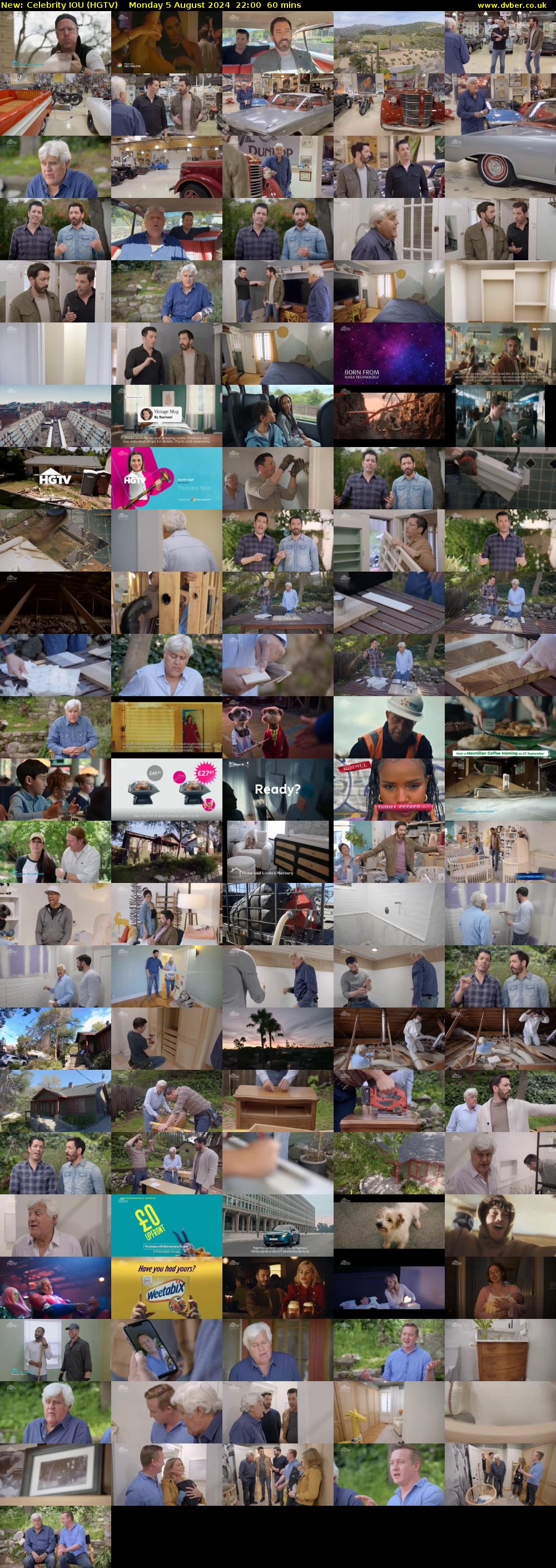 Celebrity IOU (HGTV) Monday 5 August 2024 22:00 - 23:00