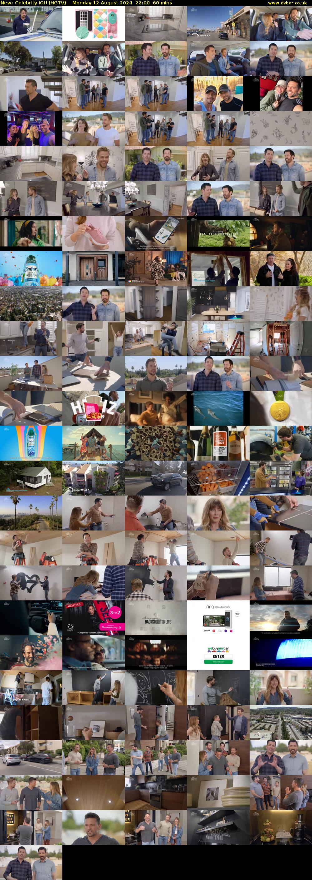 Celebrity IOU (HGTV) Monday 12 August 2024 22:00 - 23:00