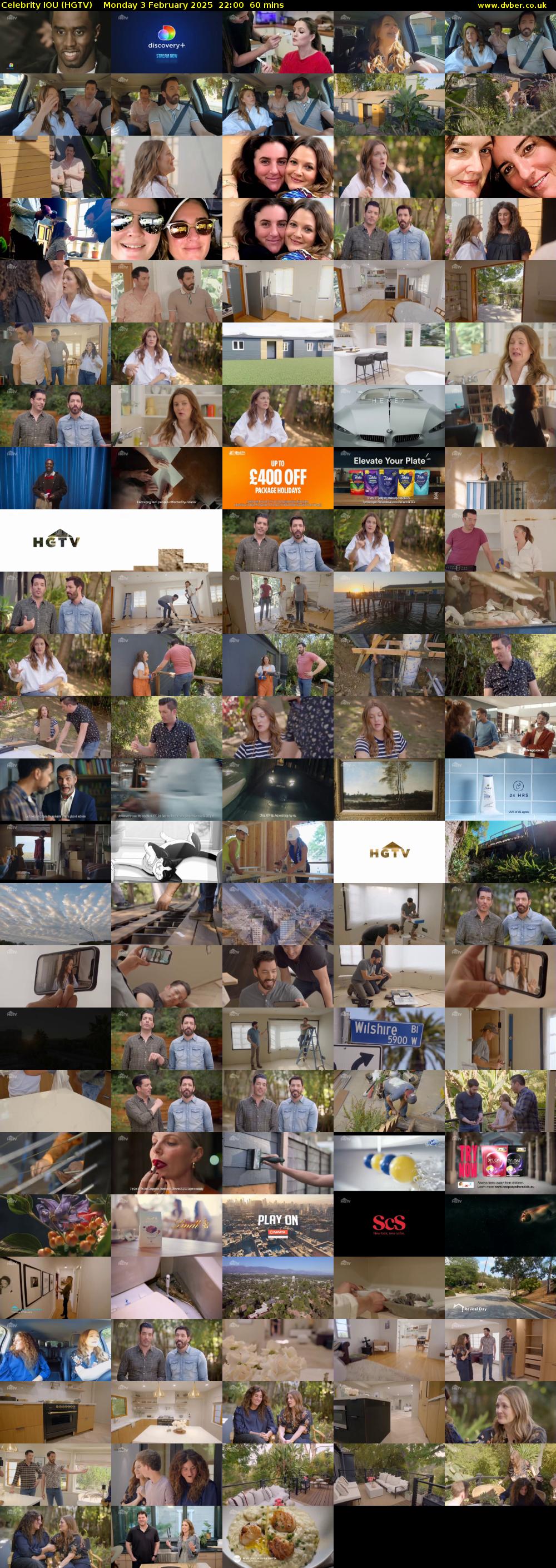 Celebrity IOU (HGTV) Monday 3 February 2025 22:00 - 23:00