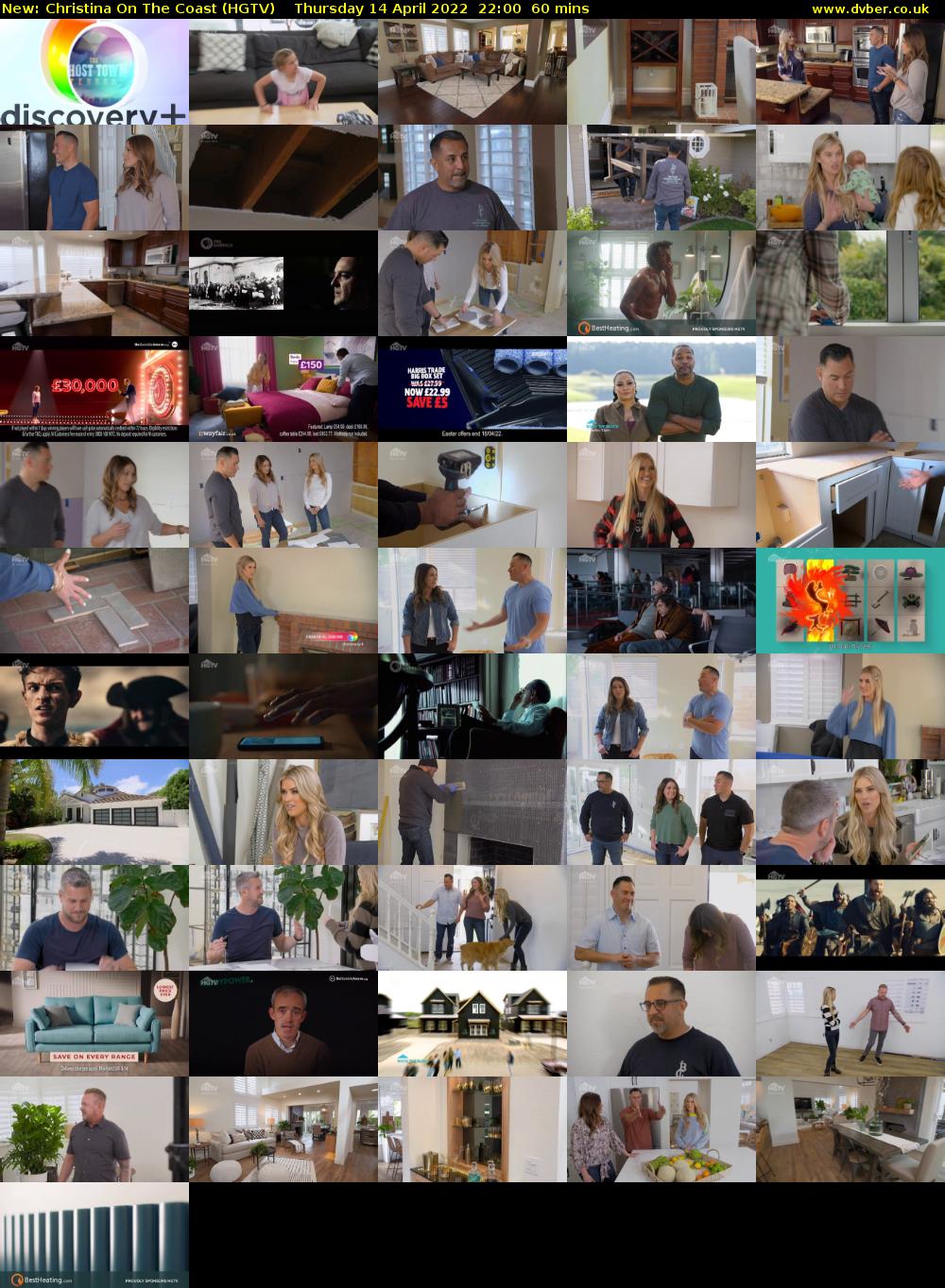 Christina On The Coast (HGTV) Thursday 14 April 2022 22:00 - 23:00
