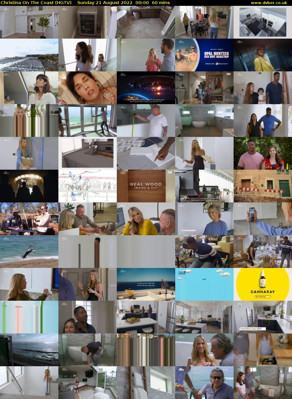 Christina On The Coast (HGTV) Sunday 21 August 2022 00:00 - 01:00