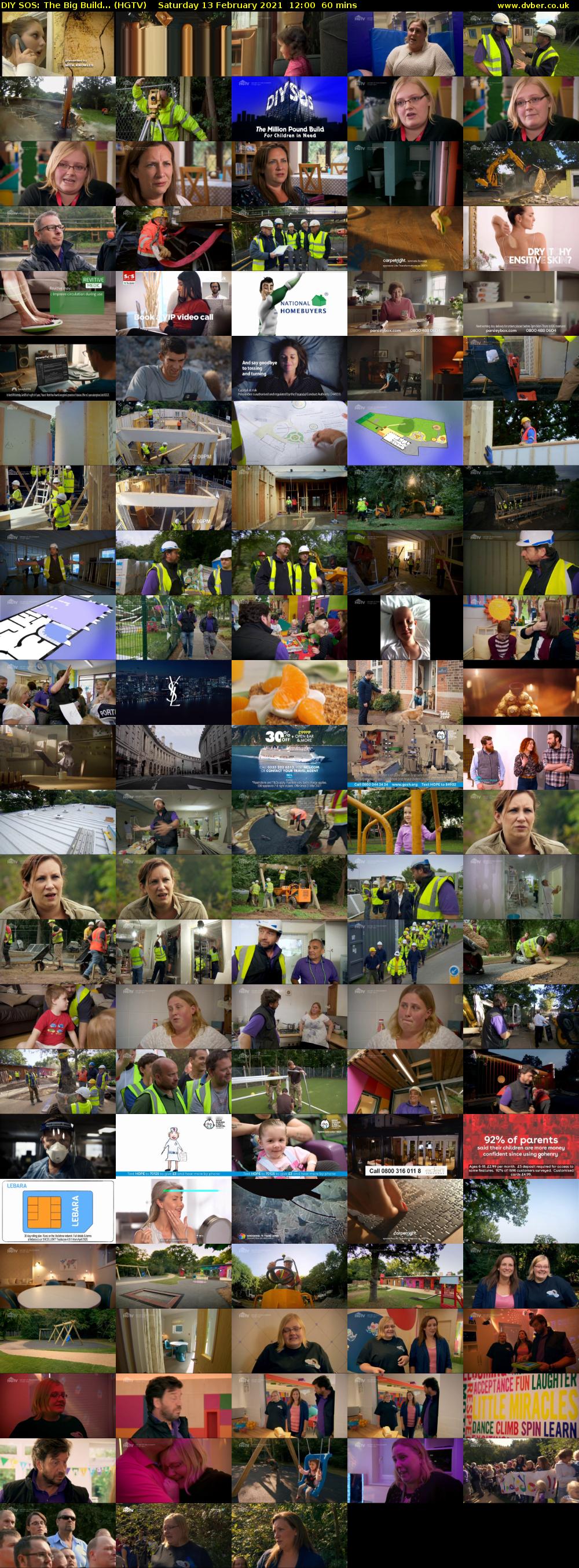 DIY SOS: The Big Build... (HGTV) Saturday 13 February 2021 12:00 - 13:00