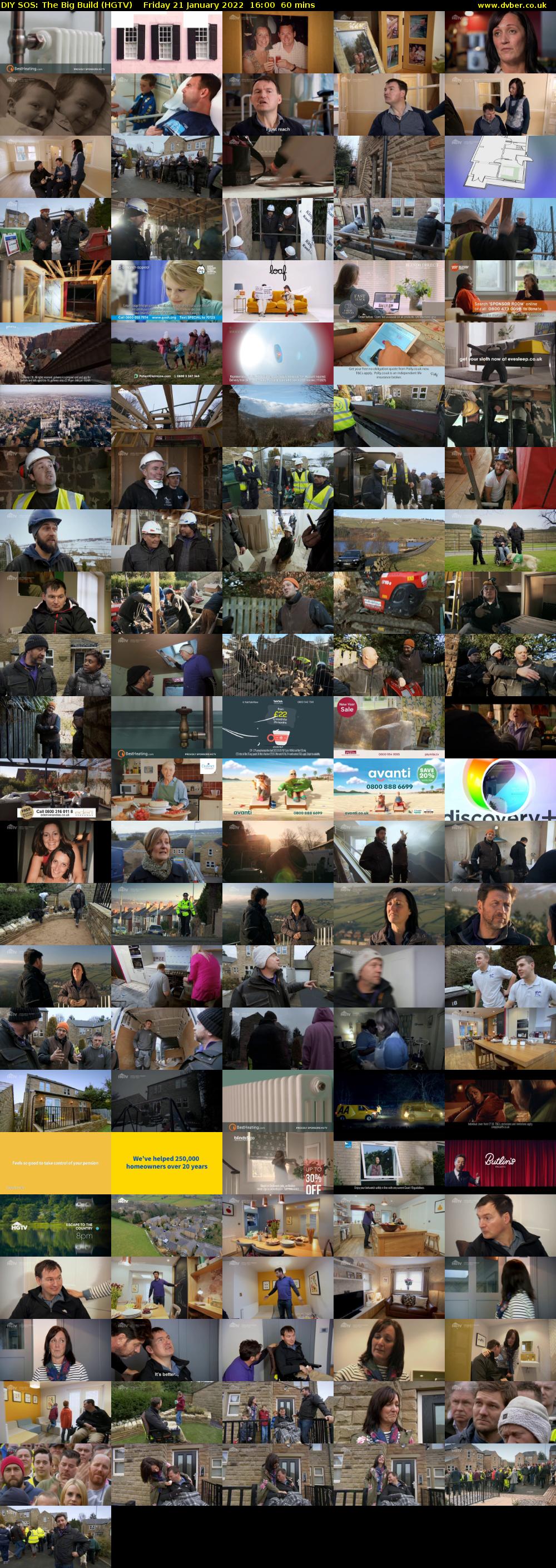 DIY SOS: The Big Build (HGTV) Friday 21 January 2022 16:00 - 17:00