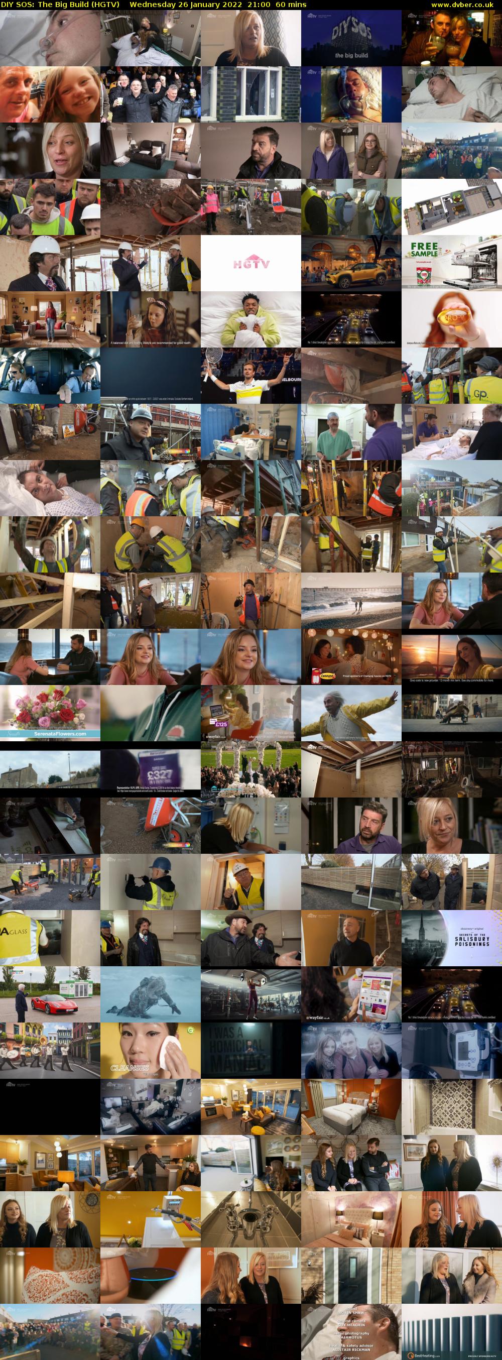 DIY SOS: The Big Build (HGTV) Wednesday 26 January 2022 21:00 - 22:00