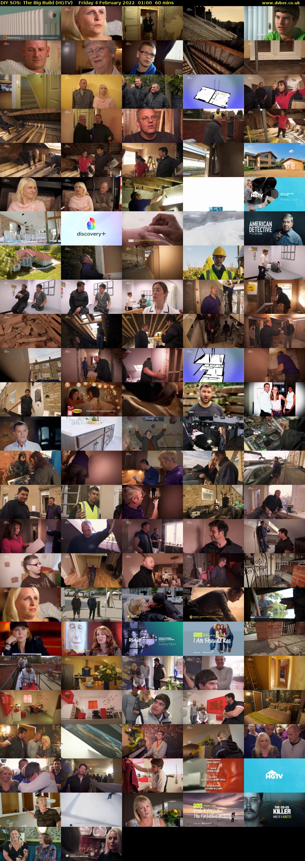 DIY SOS: The Big Build (HGTV) Friday 4 February 2022 01:00 - 02:00