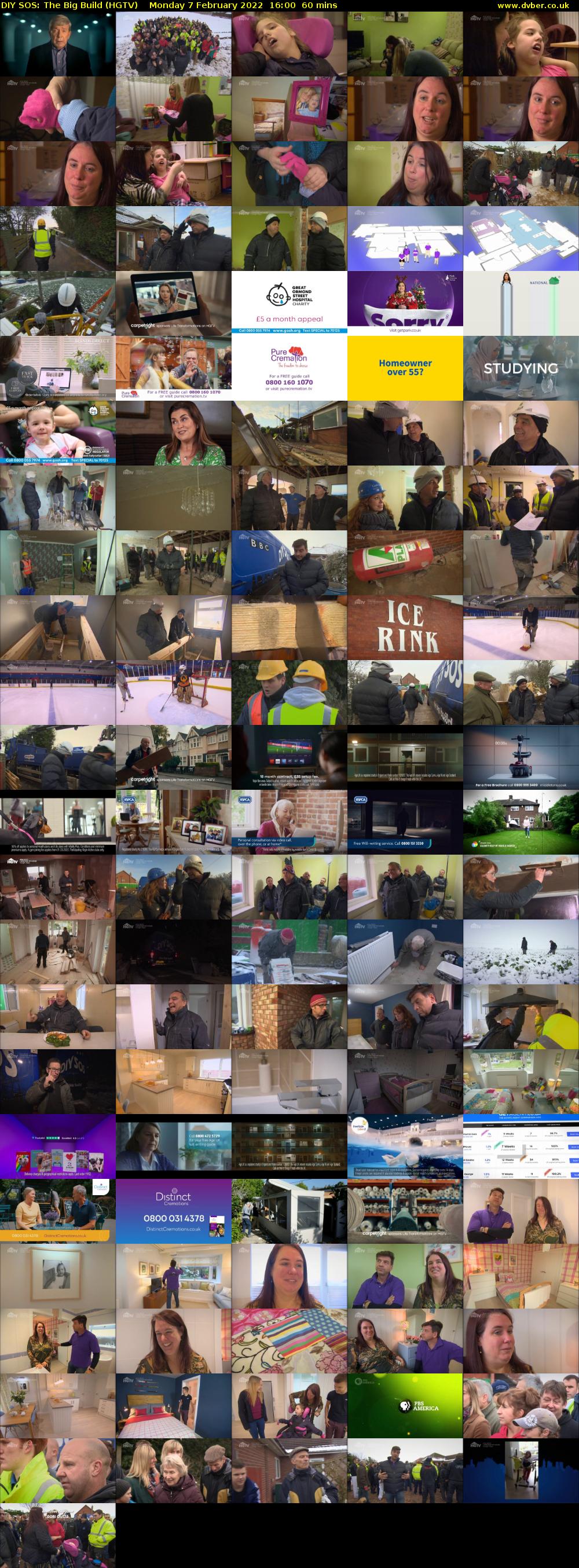 DIY SOS: The Big Build (HGTV) Monday 7 February 2022 16:00 - 17:00