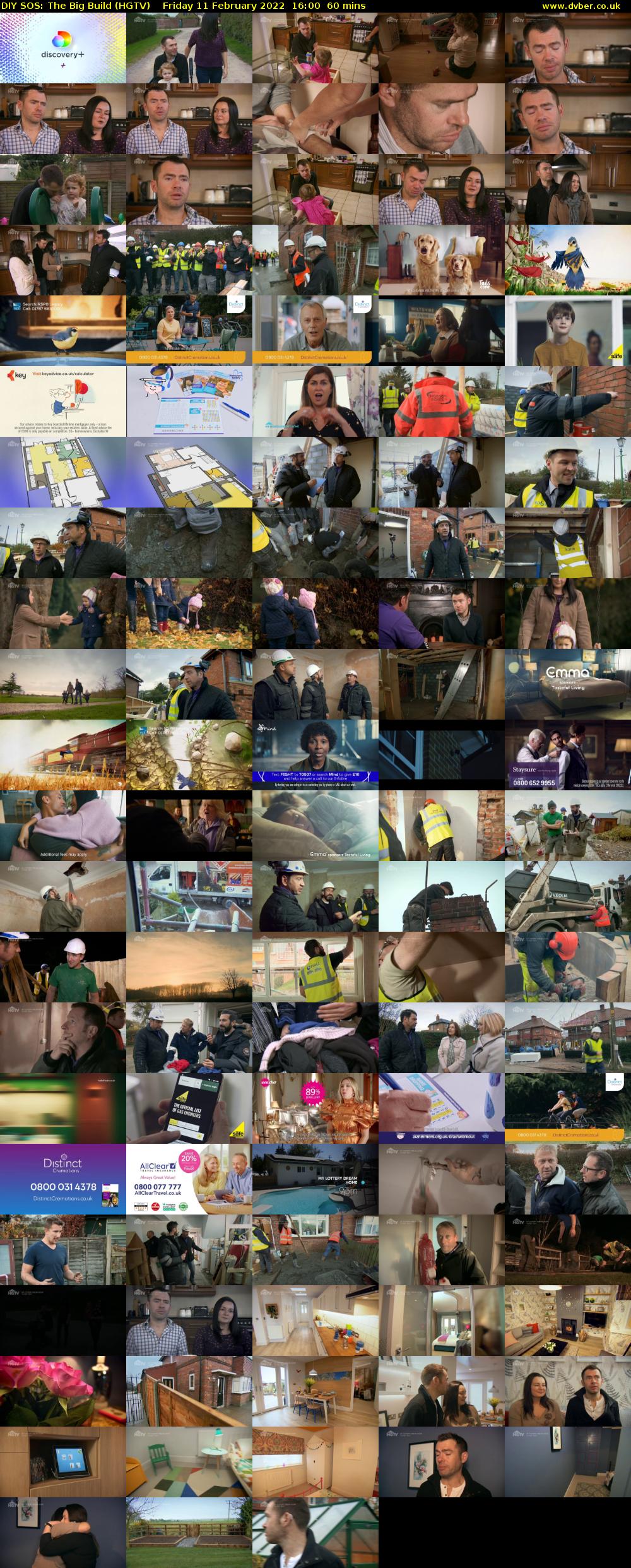 DIY SOS: The Big Build (HGTV) Friday 11 February 2022 16:00 - 17:00