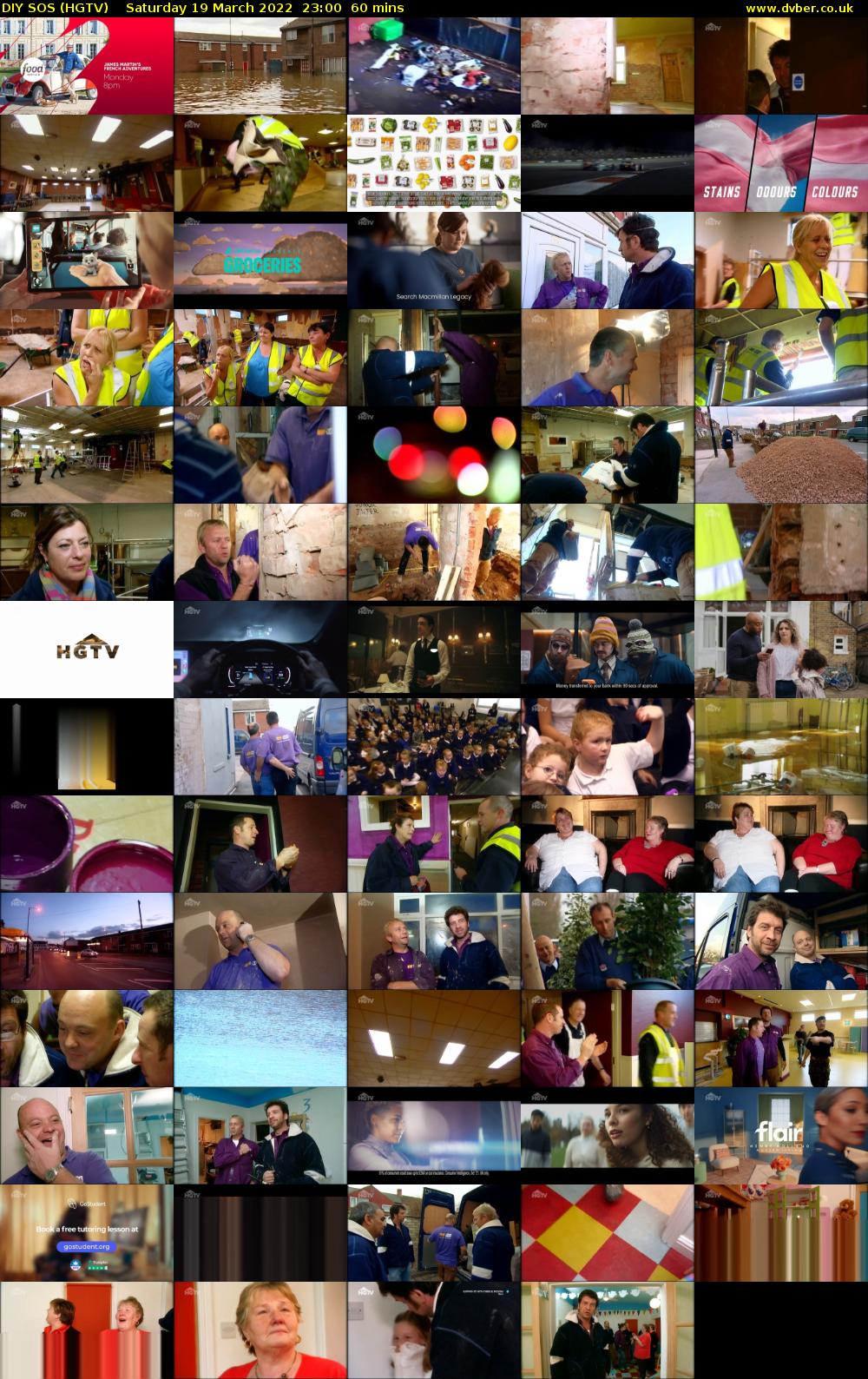 DIY SOS (HGTV) Saturday 19 March 2022 23:00 - 00:00