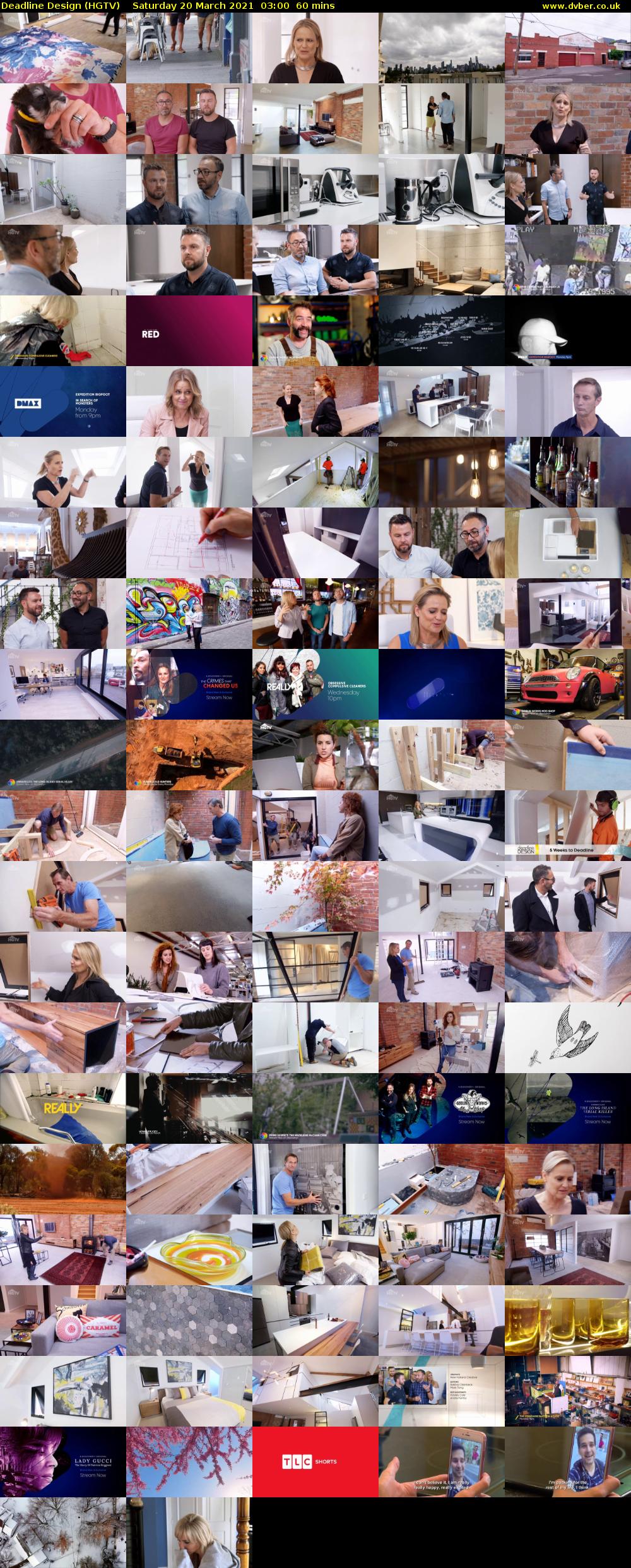 Deadline Design (HGTV) Saturday 20 March 2021 03:00 - 04:00