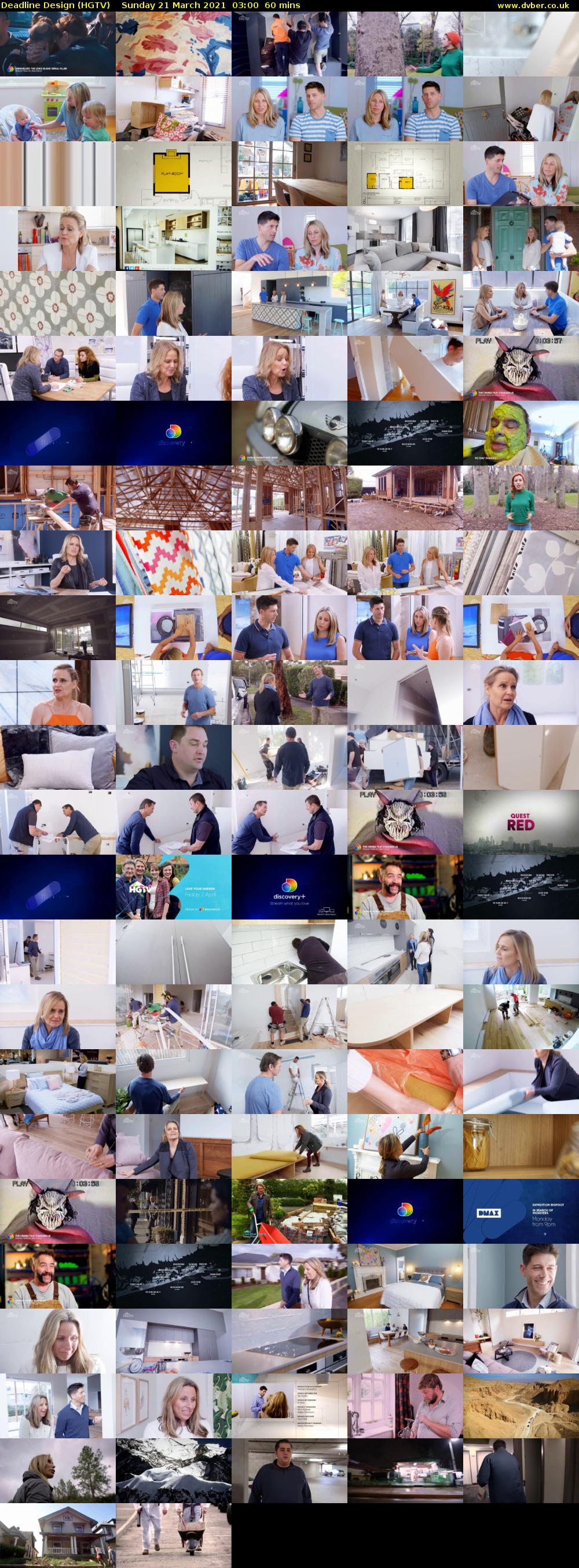 Deadline Design (HGTV) Sunday 21 March 2021 03:00 - 04:00