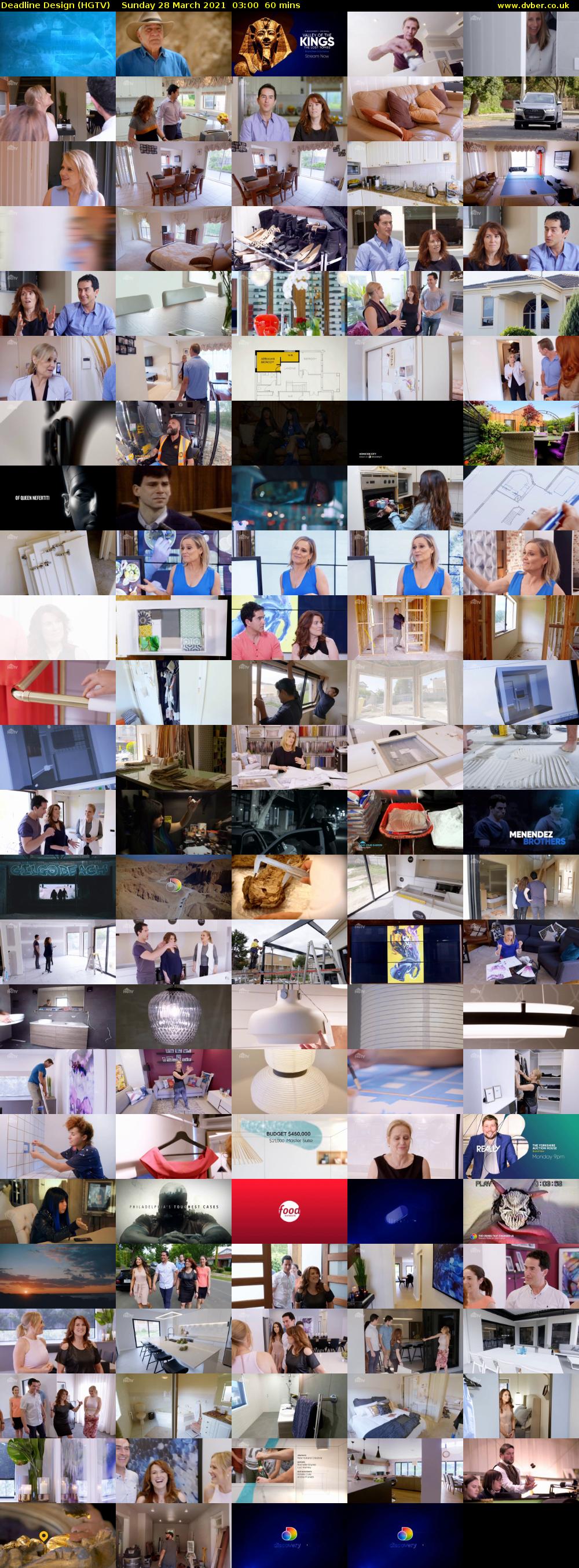 Deadline Design (HGTV) Sunday 28 March 2021 03:00 - 04:00