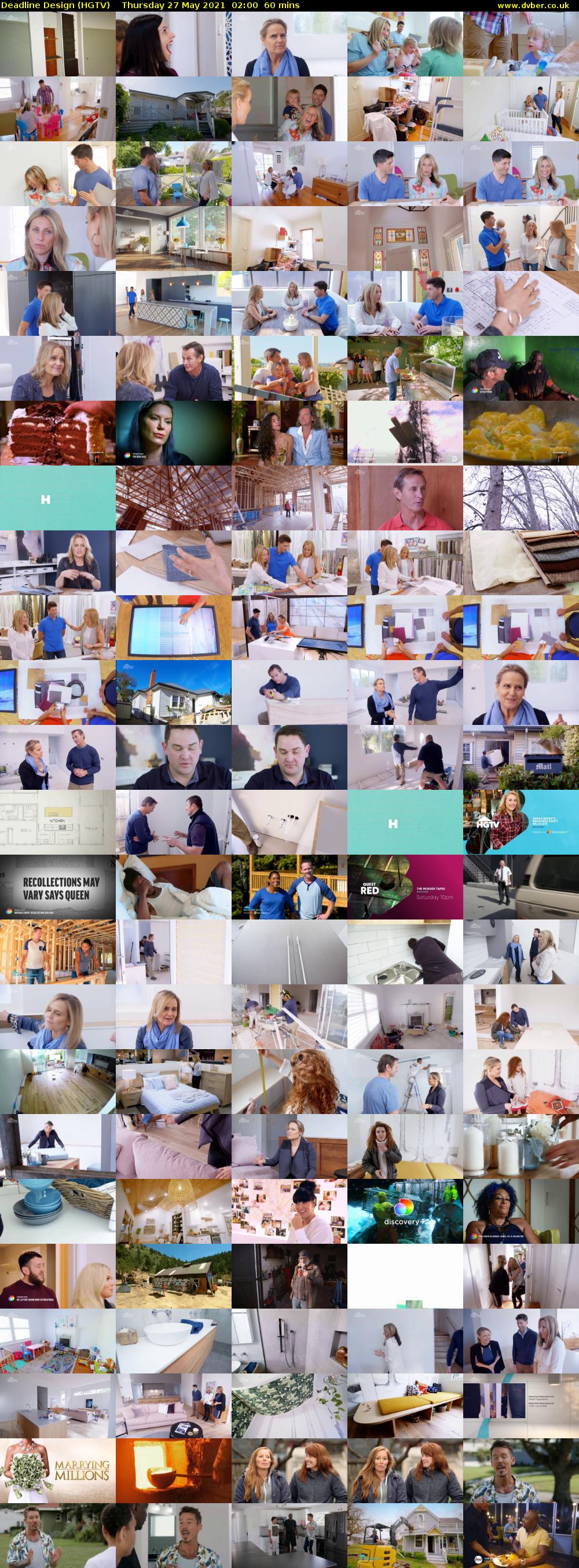 Deadline Design (HGTV) Thursday 27 May 2021 02:00 - 03:00