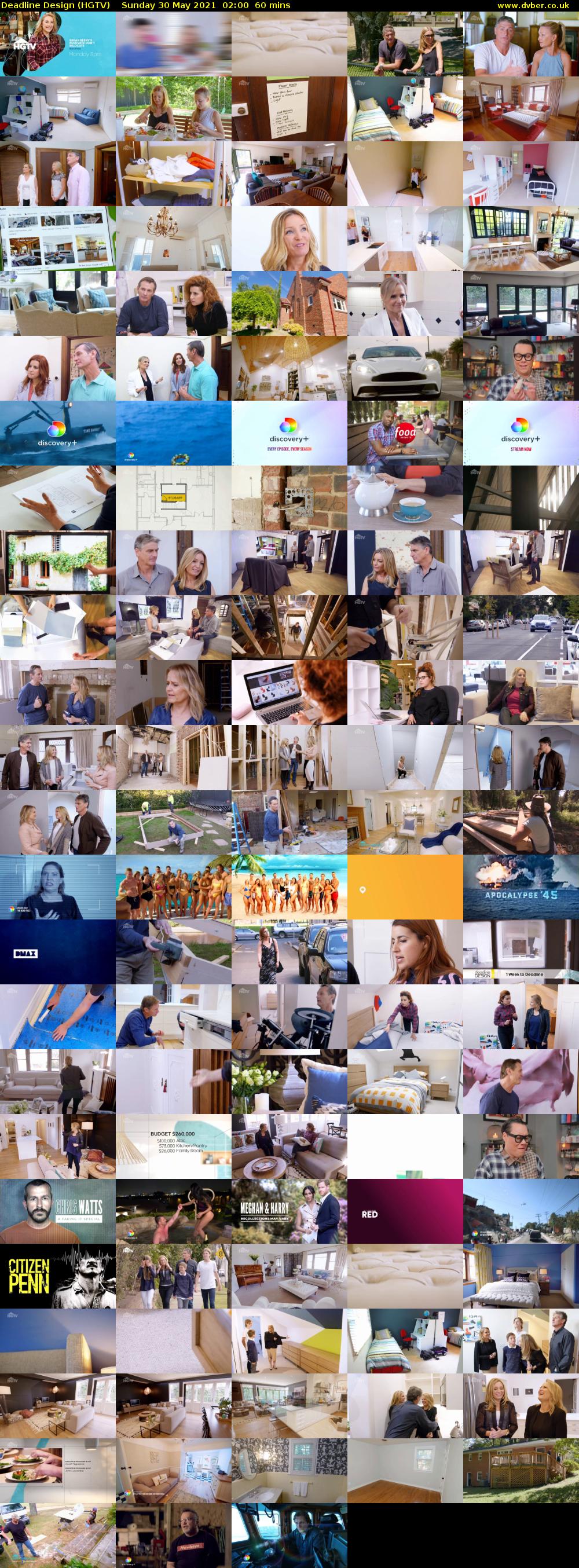 Deadline Design (HGTV) Sunday 30 May 2021 02:00 - 03:00