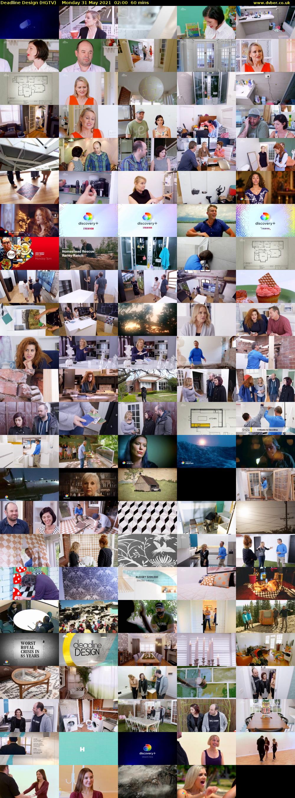 Deadline Design (HGTV) Monday 31 May 2021 02:00 - 03:00