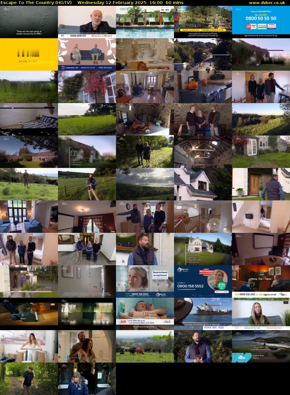 Escape To The Country (HGTV) Wednesday 12 February 2025 16:00 - 17:00