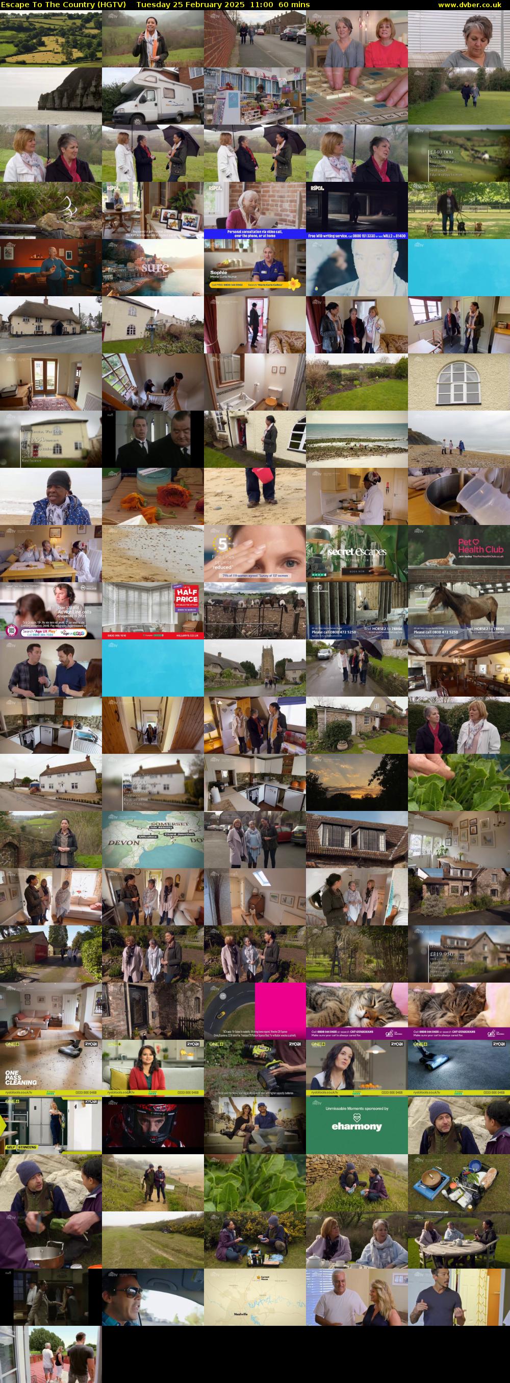 Escape To The Country (HGTV) Tuesday 25 February 2025 11:00 - 12:00
