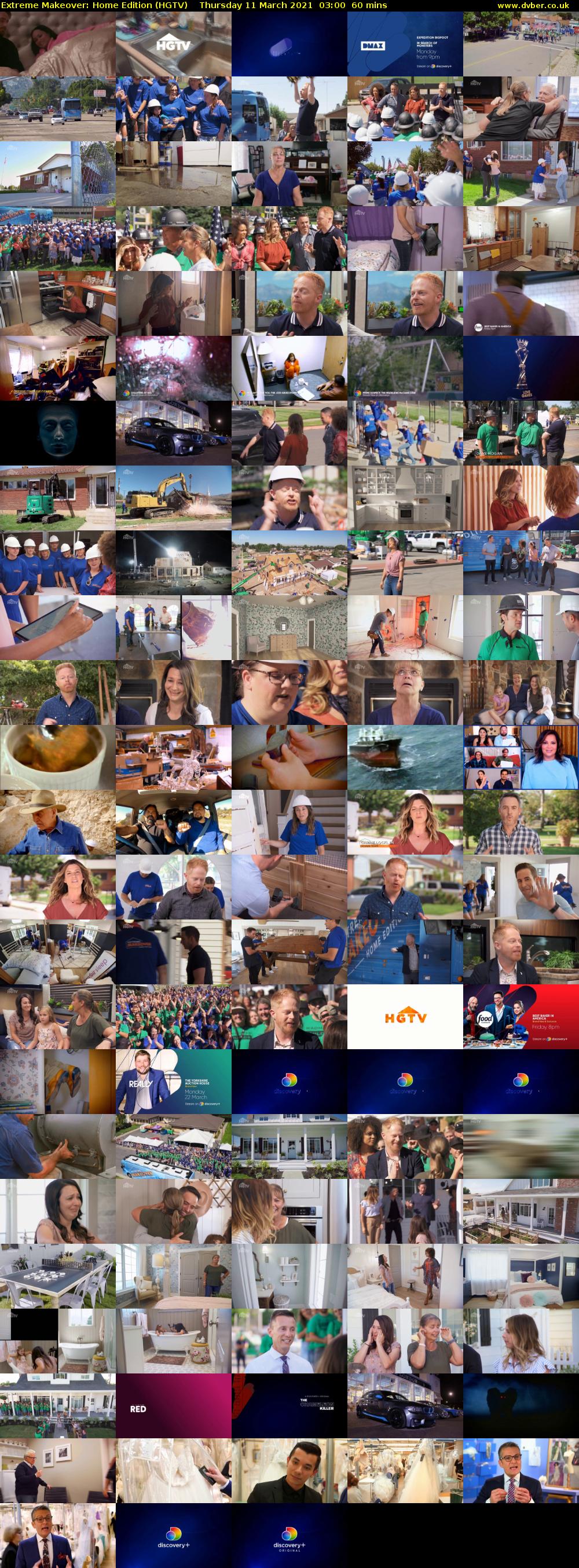 Extreme Makeover: Home Edition (HGTV) Thursday 11 March 2021 03:00 - 04:00