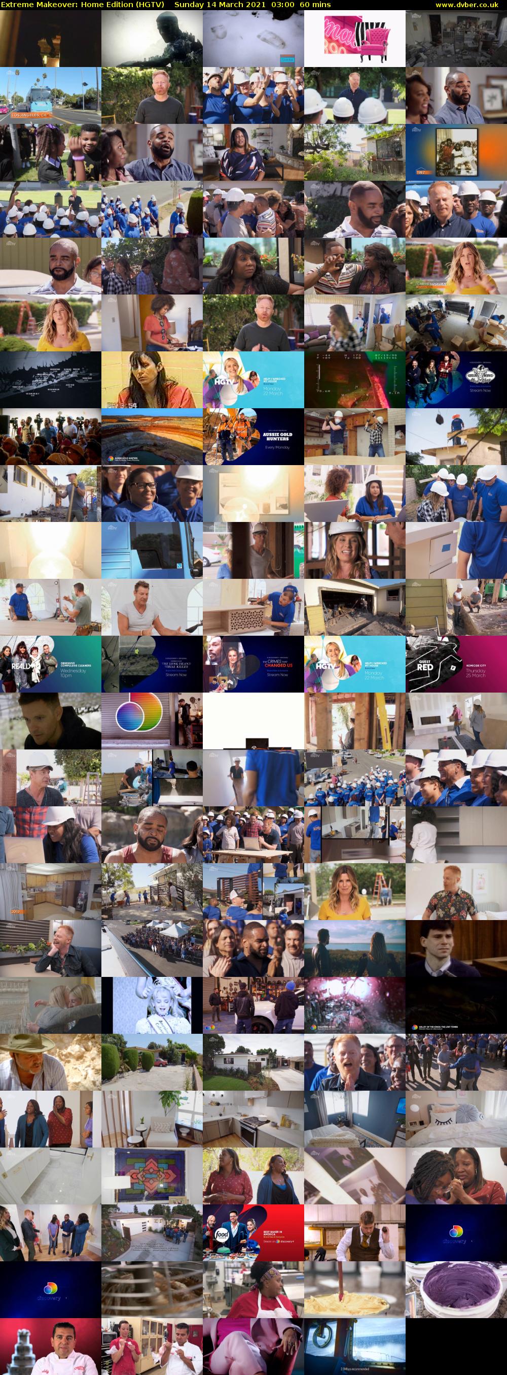 Extreme Makeover: Home Edition (HGTV) Sunday 14 March 2021 03:00 - 04:00