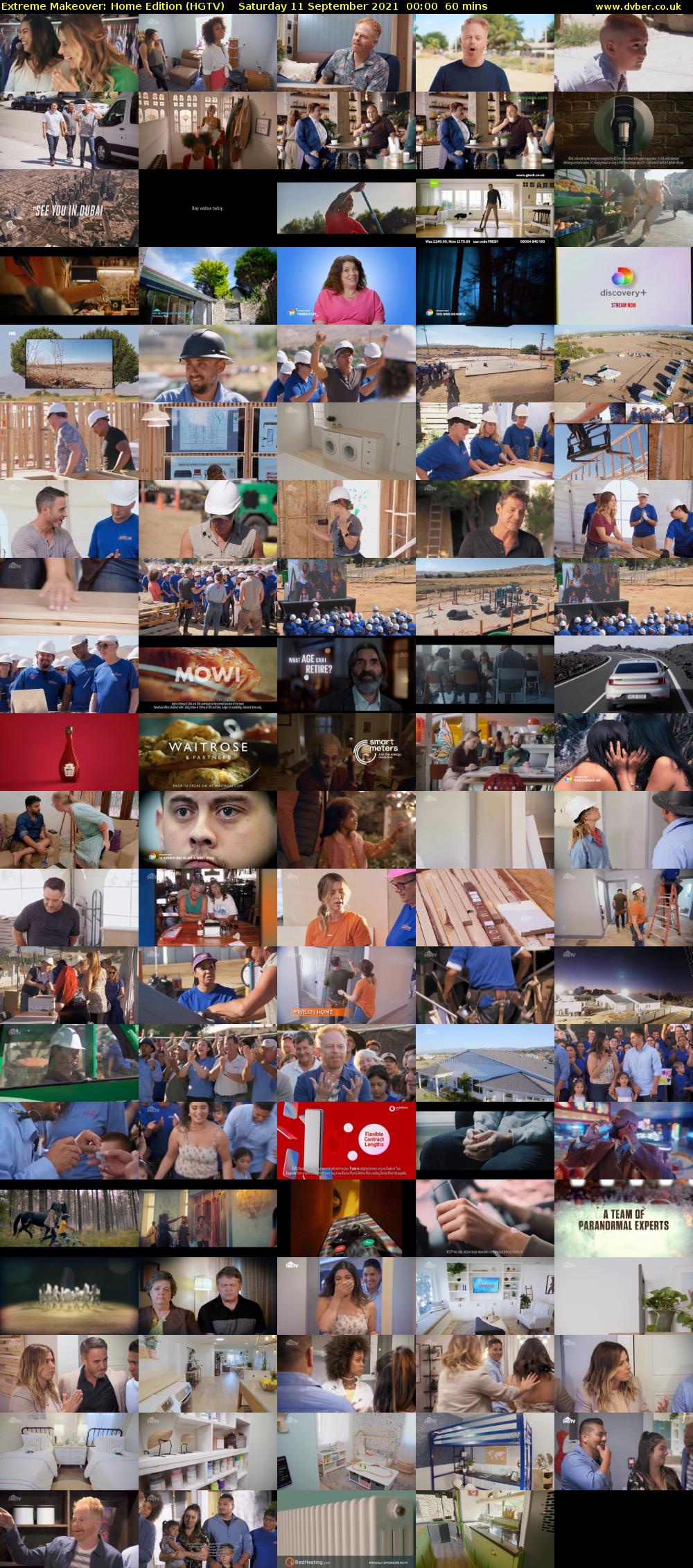 Extreme Makeover: Home Edition (HGTV) Saturday 11 September 2021 00:00 - 01:00