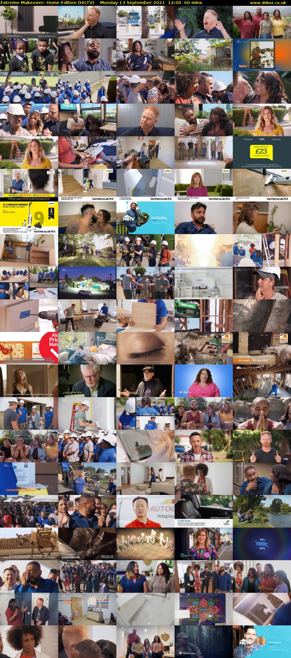 Extreme Makeover: Home Edition (HGTV) Monday 13 September 2021 12:00 - 13:00