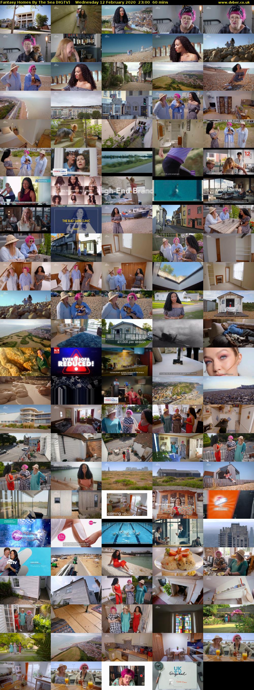 Fantasy Homes By The Sea (HGTV) Wednesday 12 February 2020 23:00 - 00:00