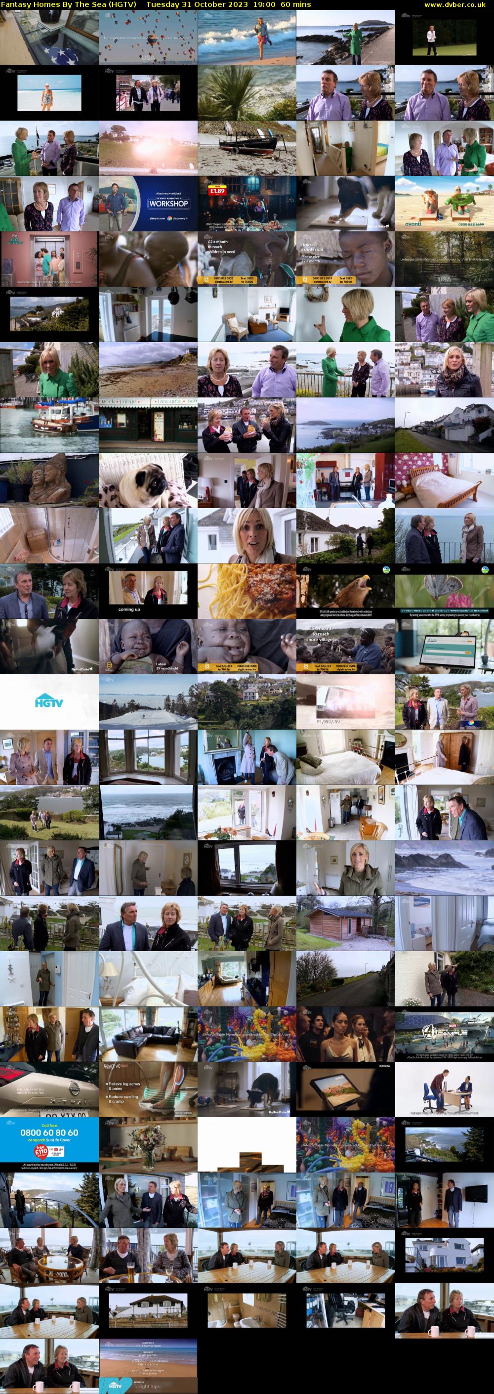 Fantasy Homes By The Sea (HGTV) Tuesday 31 October 2023 19:00 - 20:00