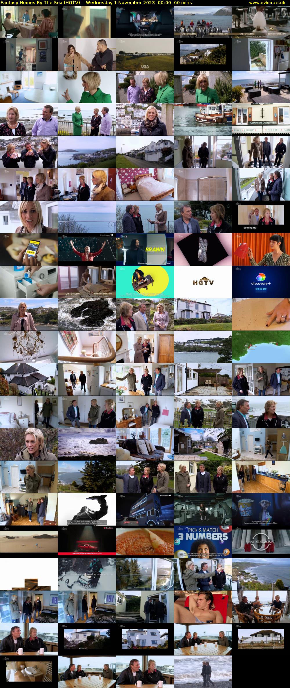 Fantasy Homes By The Sea (HGTV) Wednesday 1 November 2023 00:00 - 01:00