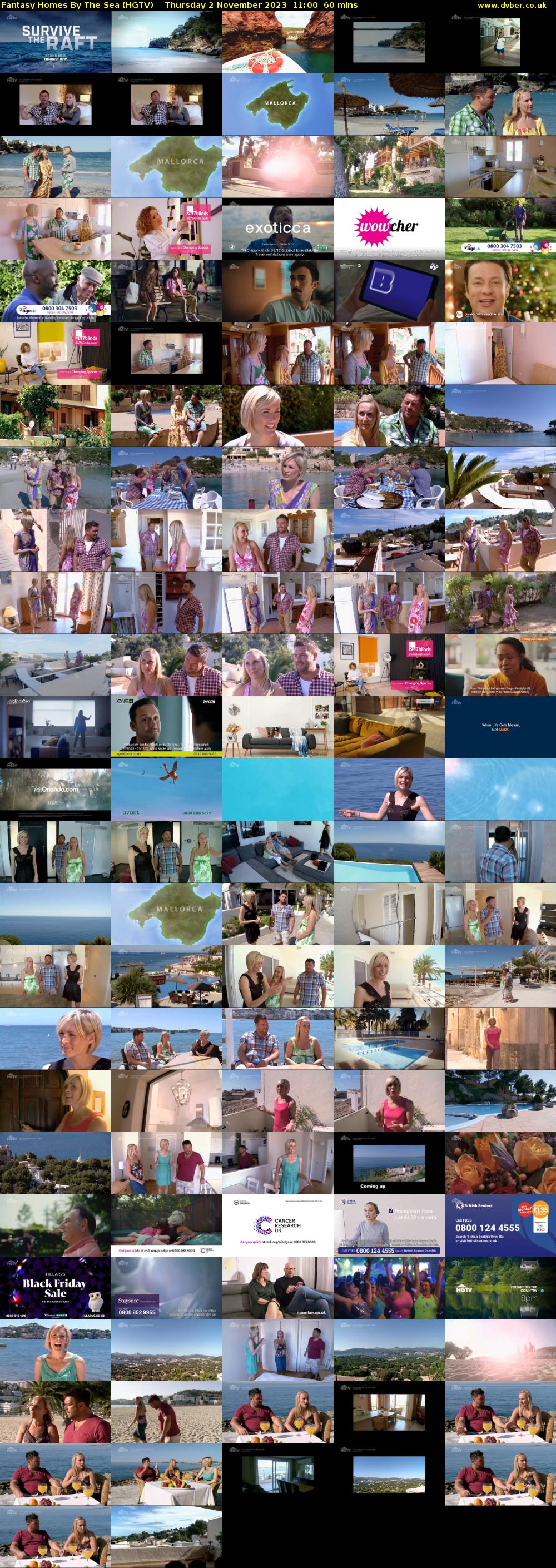 Fantasy Homes By The Sea (HGTV) Thursday 2 November 2023 11:00 - 12:00