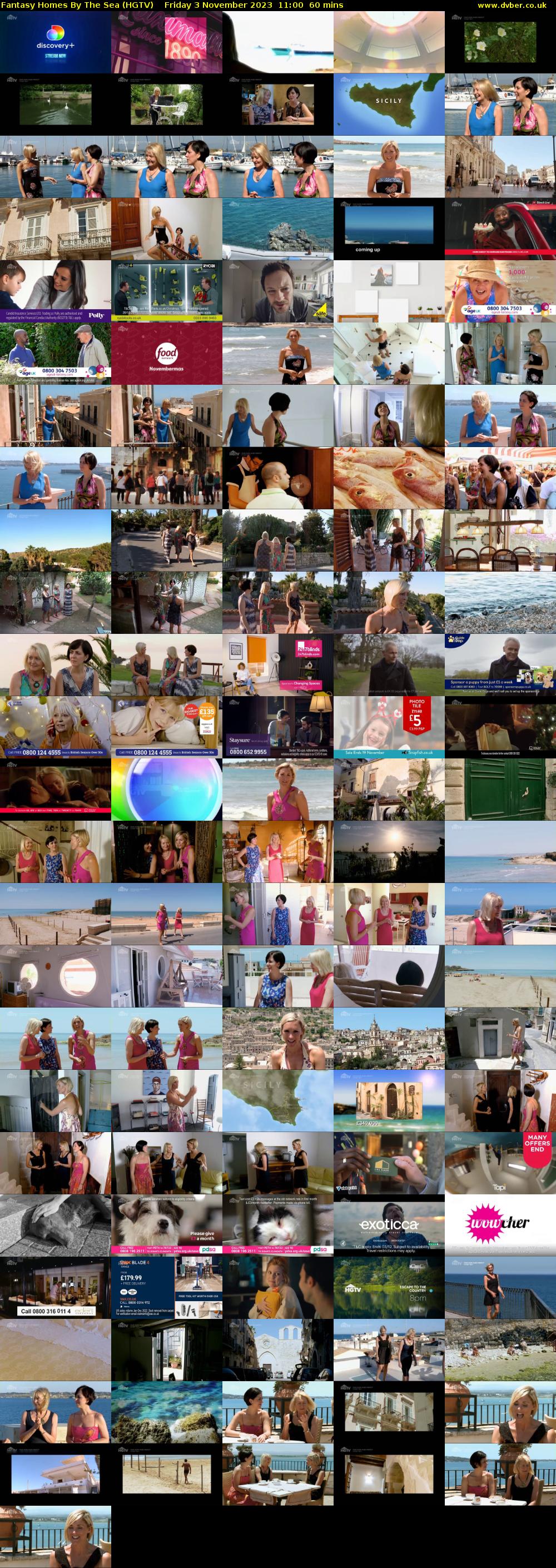 Fantasy Homes By The Sea (HGTV) Friday 3 November 2023 11:00 - 12:00