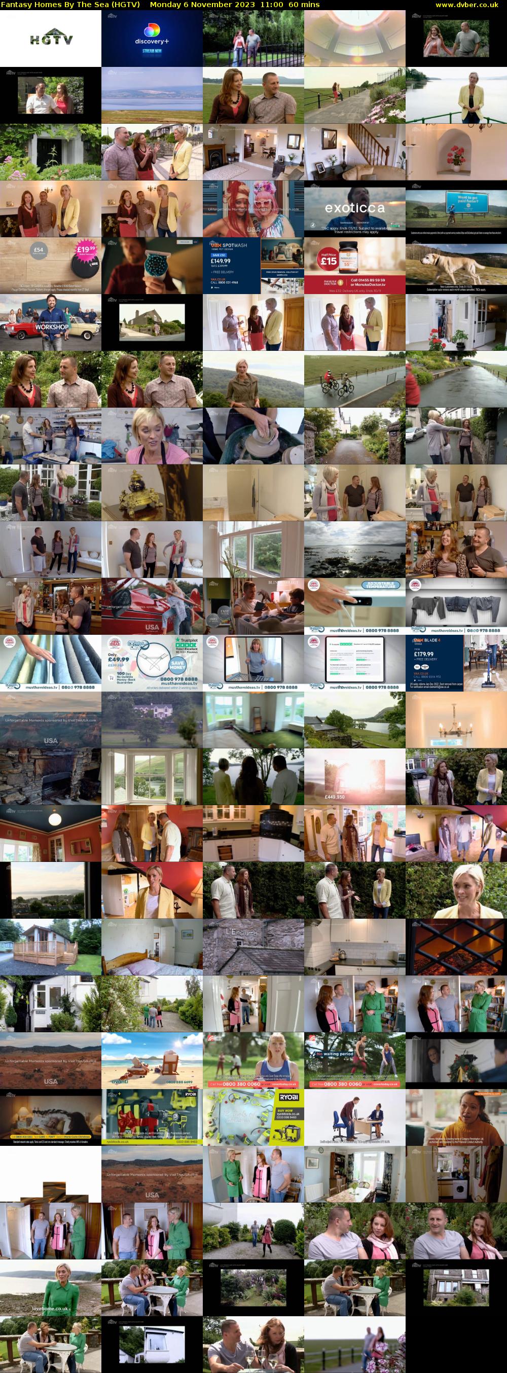 Fantasy Homes By The Sea (HGTV) Monday 6 November 2023 11:00 - 12:00