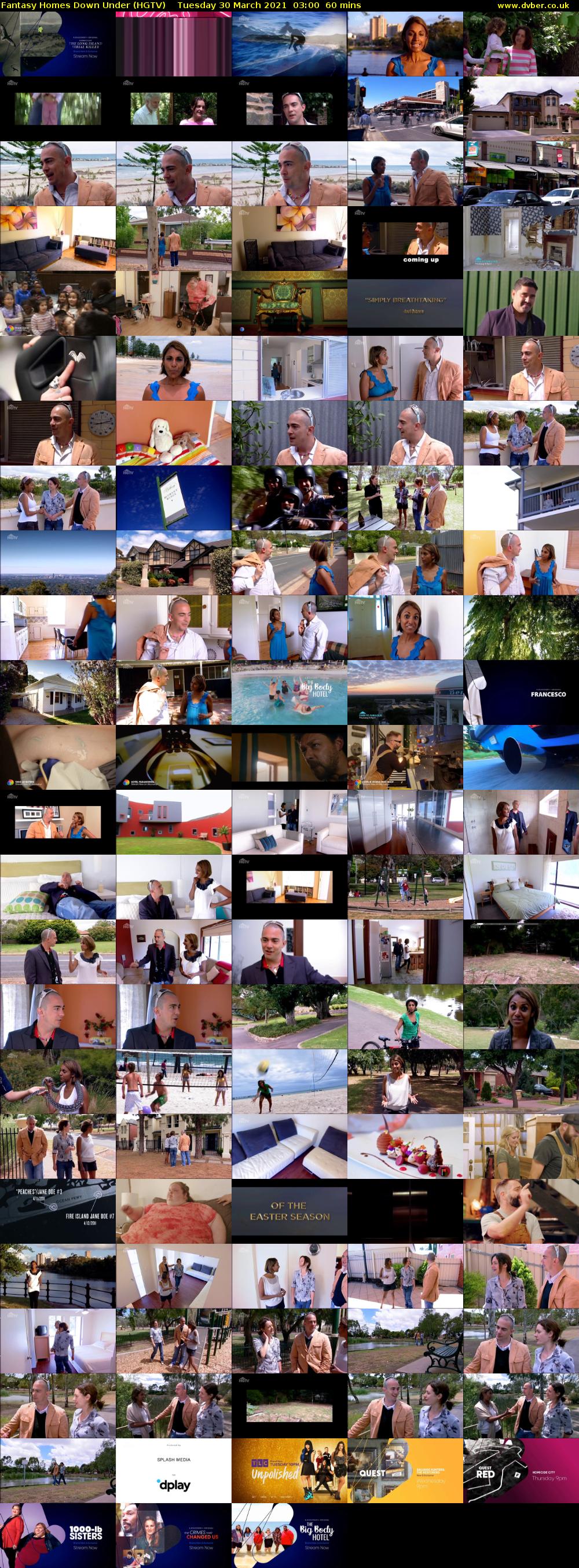 Fantasy Homes Down Under (HGTV) Tuesday 30 March 2021 03:00 - 04:00