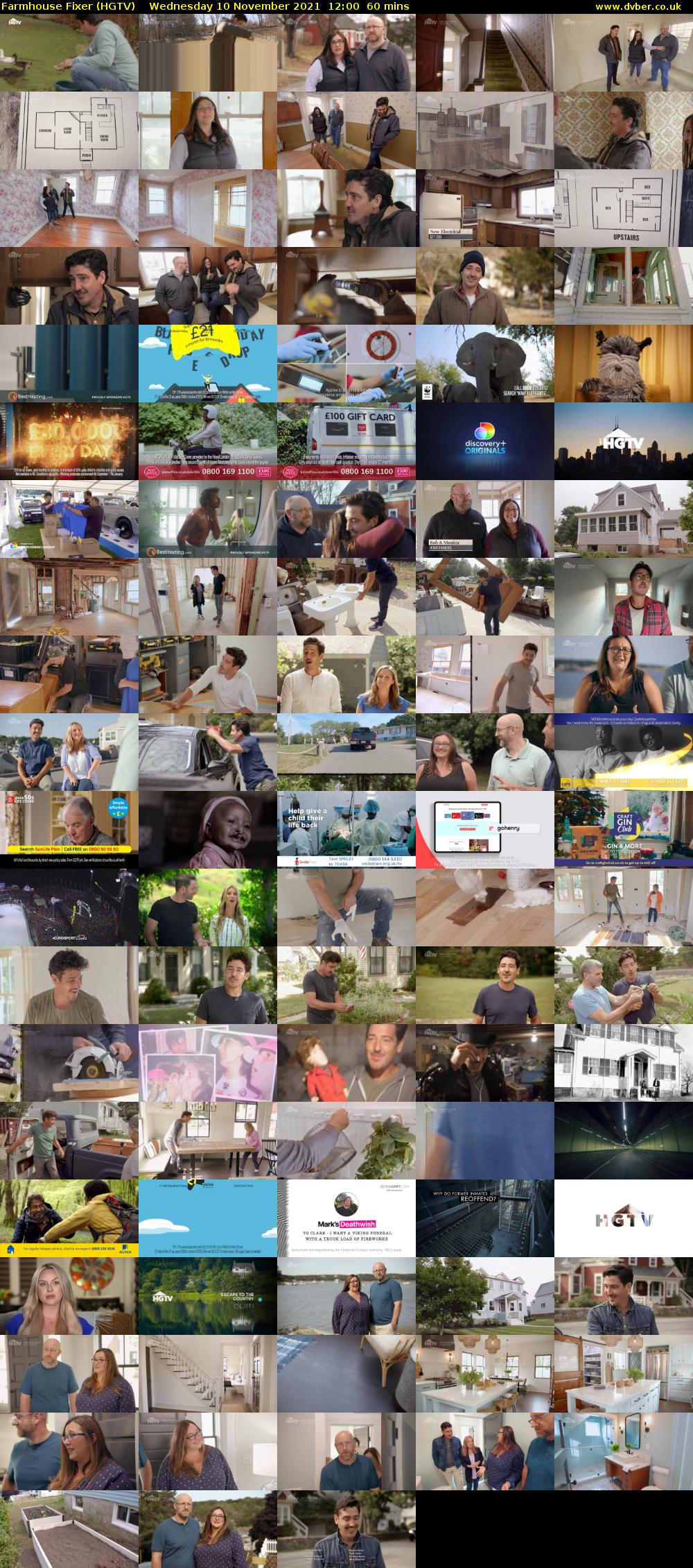 Farmhouse Fixer (HGTV) Wednesday 10 November 2021 12:00 - 13:00