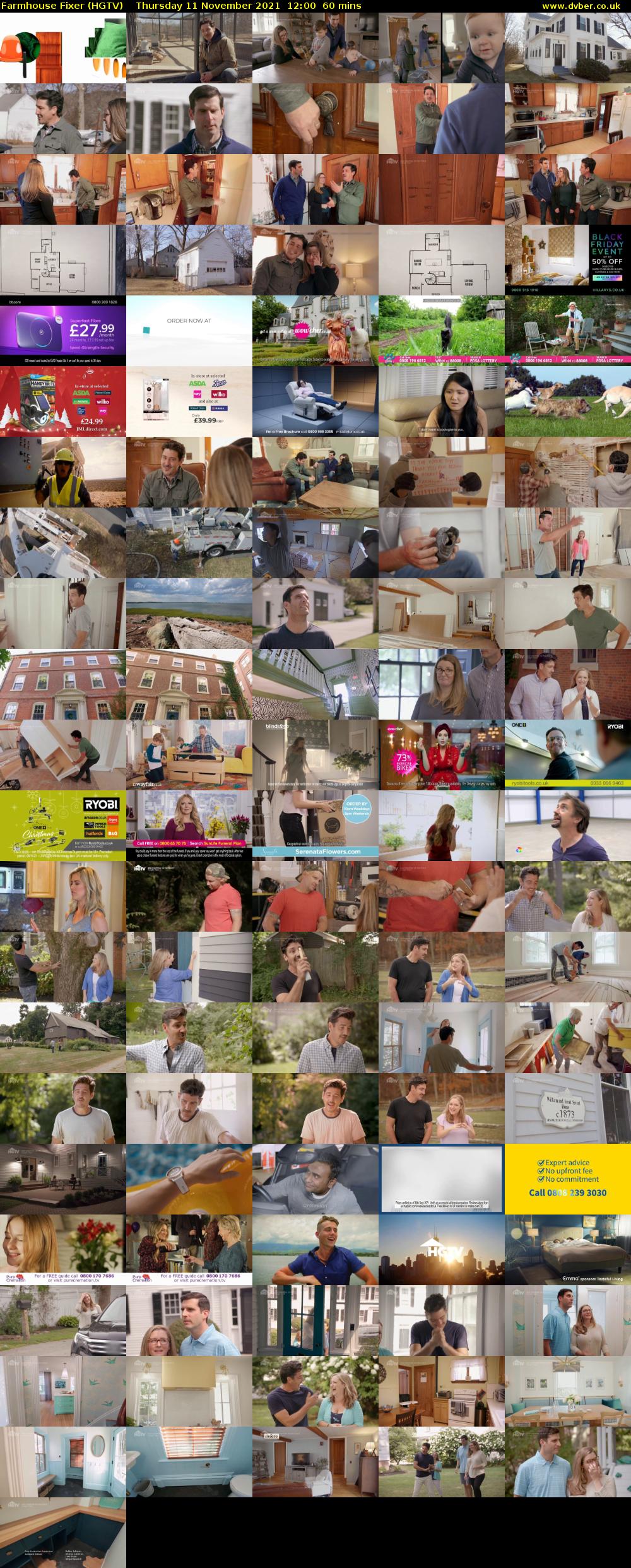 Farmhouse Fixer (HGTV) Thursday 11 November 2021 12:00 - 13:00