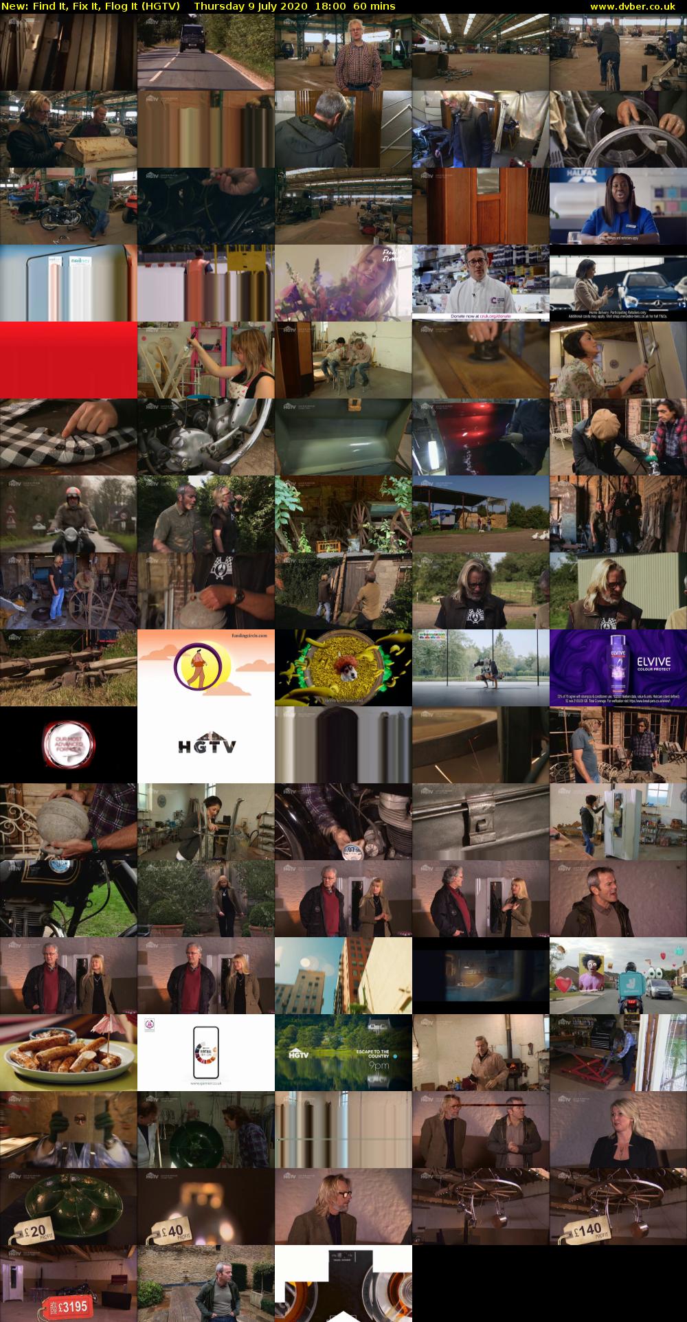 Find It, Fix It, Flog It (HGTV) Thursday 9 July 2020 18:00 - 19:00
