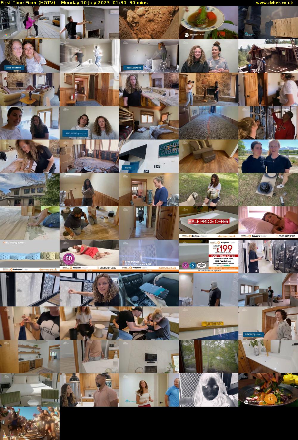 First Time Fixer (HGTV) Monday 10 July 2023 01:30 - 02:00