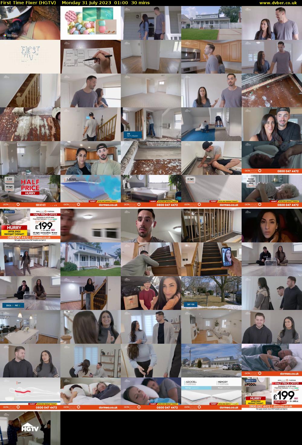 First Time Fixer (HGTV) Monday 31 July 2023 01:00 - 01:30
