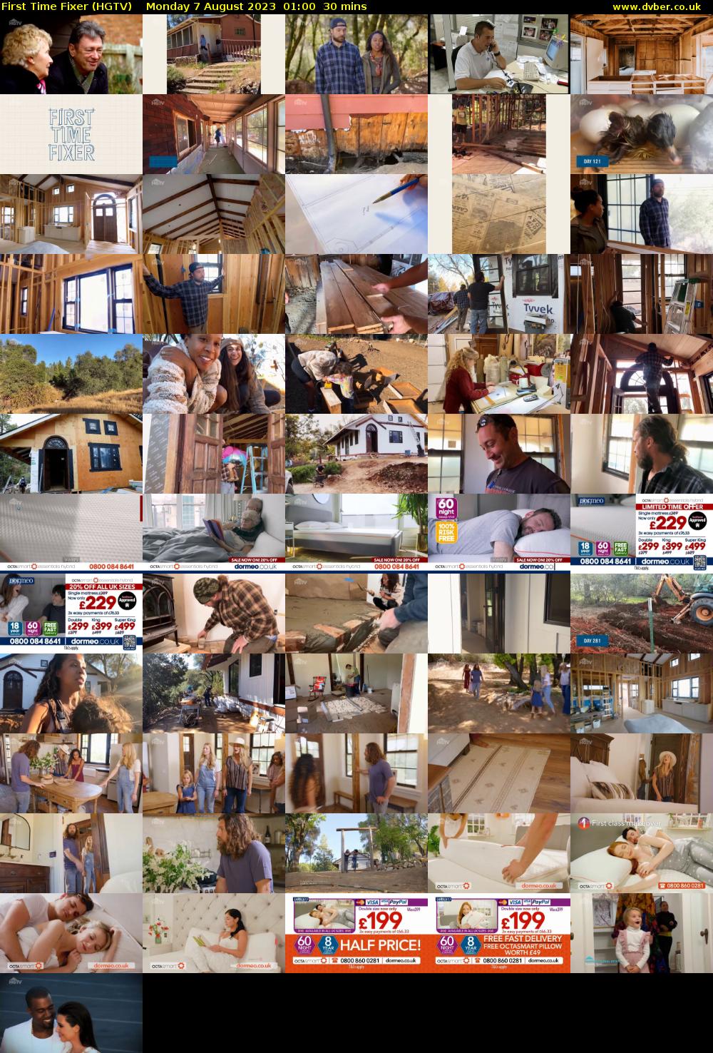 First Time Fixer (HGTV) Monday 7 August 2023 01:00 - 01:30