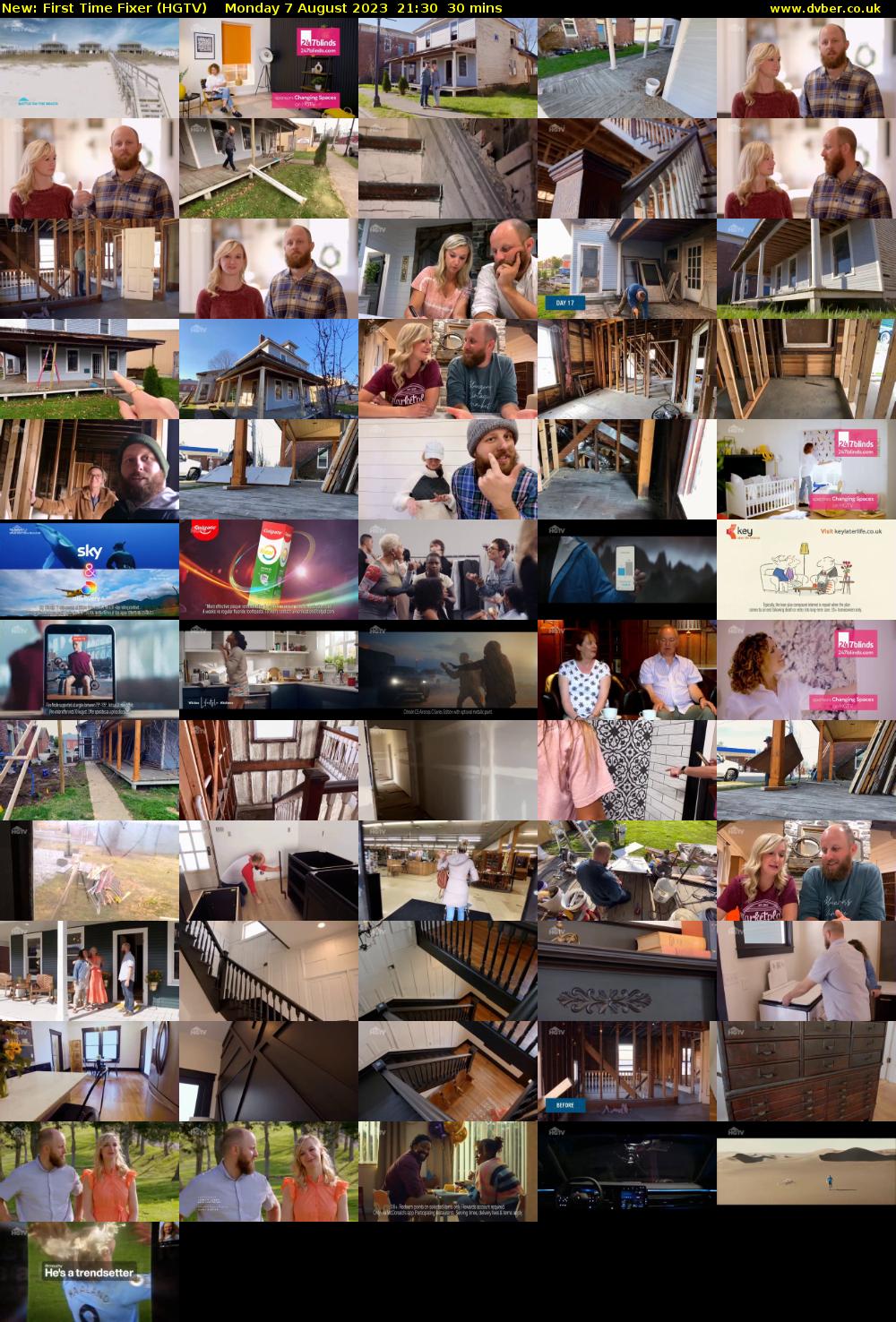 First Time Fixer (HGTV) Monday 7 August 2023 21:30 - 22:00