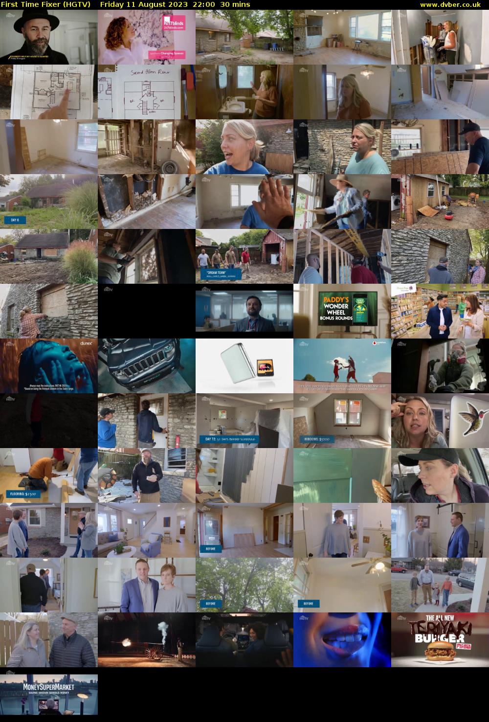 First Time Fixer (HGTV) Friday 11 August 2023 22:00 - 22:30