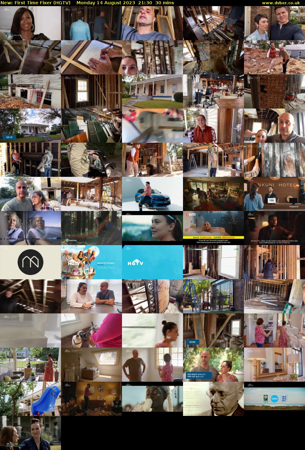 First Time Fixer (HGTV) Monday 14 August 2023 21:30 - 22:00