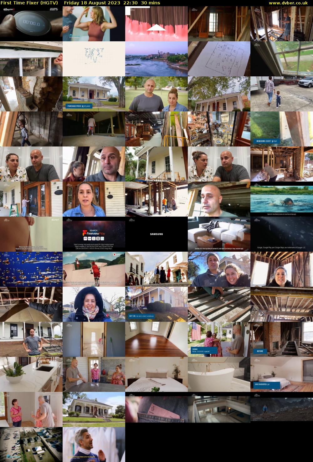 First Time Fixer (HGTV) Friday 18 August 2023 22:30 - 23:00