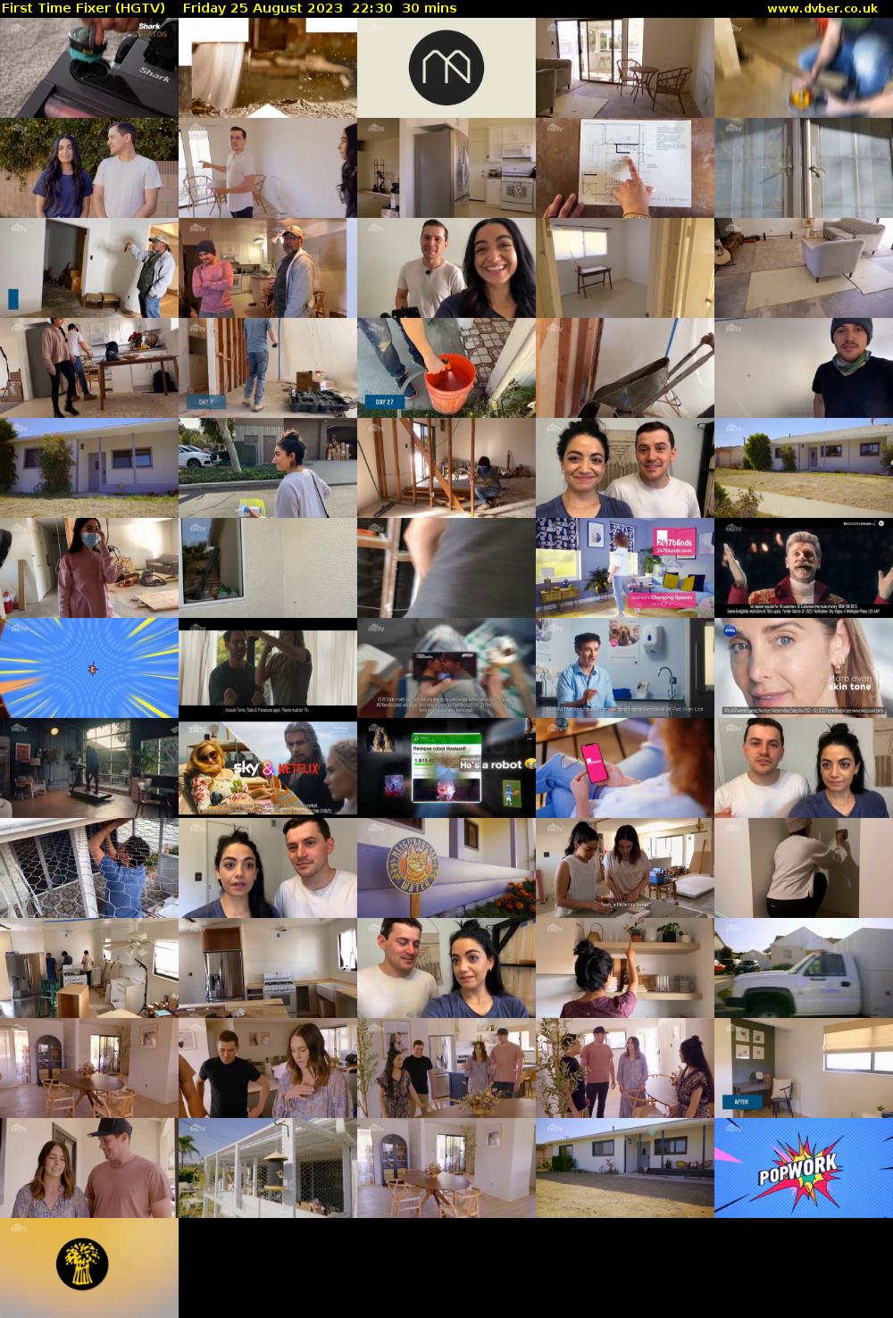 First Time Fixer (HGTV) Friday 25 August 2023 22:30 - 23:00