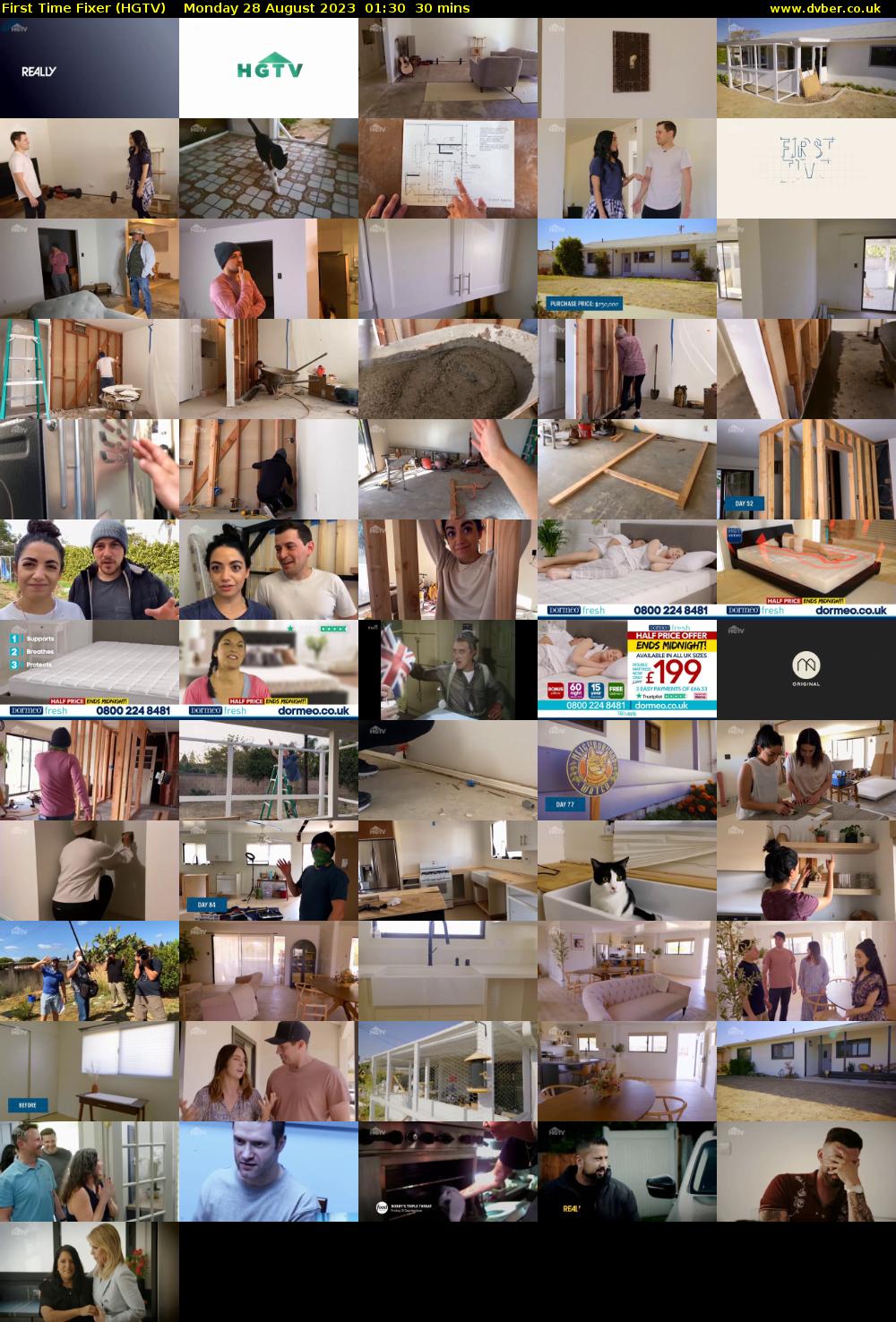 First Time Fixer (HGTV) Monday 28 August 2023 01:30 - 02:00